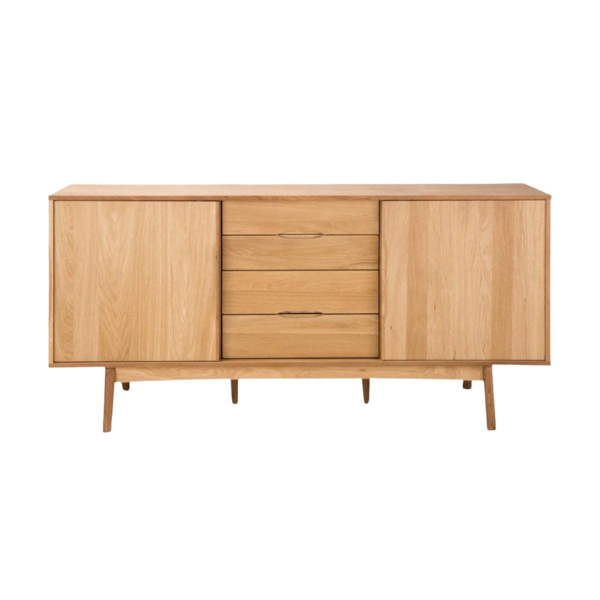 Buffet en chêne massif – Découvrez le buffet en chêne massif, une pièce faite sur mesure avec une finition à l'huile-cire dure Osmo mate – Conçu à la fois pour