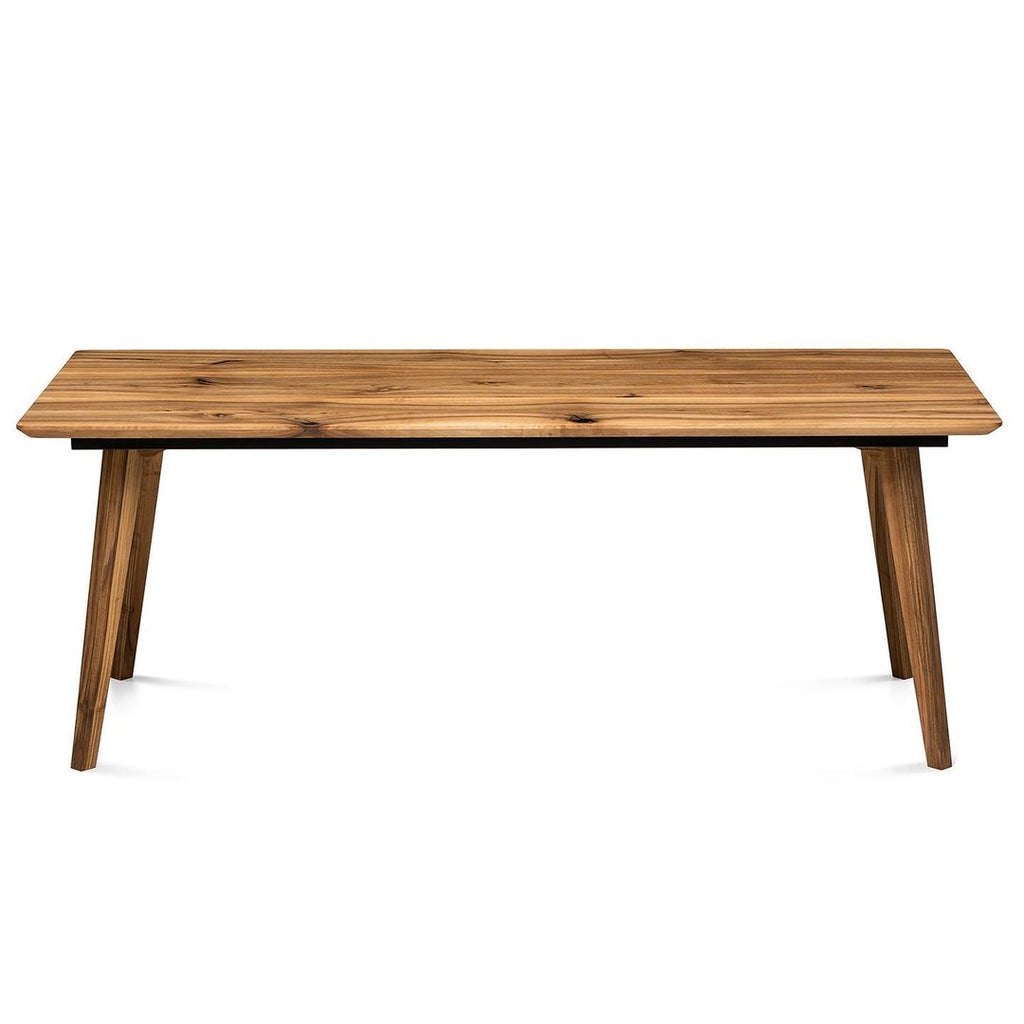 Table à manger extensible en noyer - Fabriquée en bois massif, notre table à manger extensible en noyer est un ajout magnifique à tout intérieur - Son plateau extensible