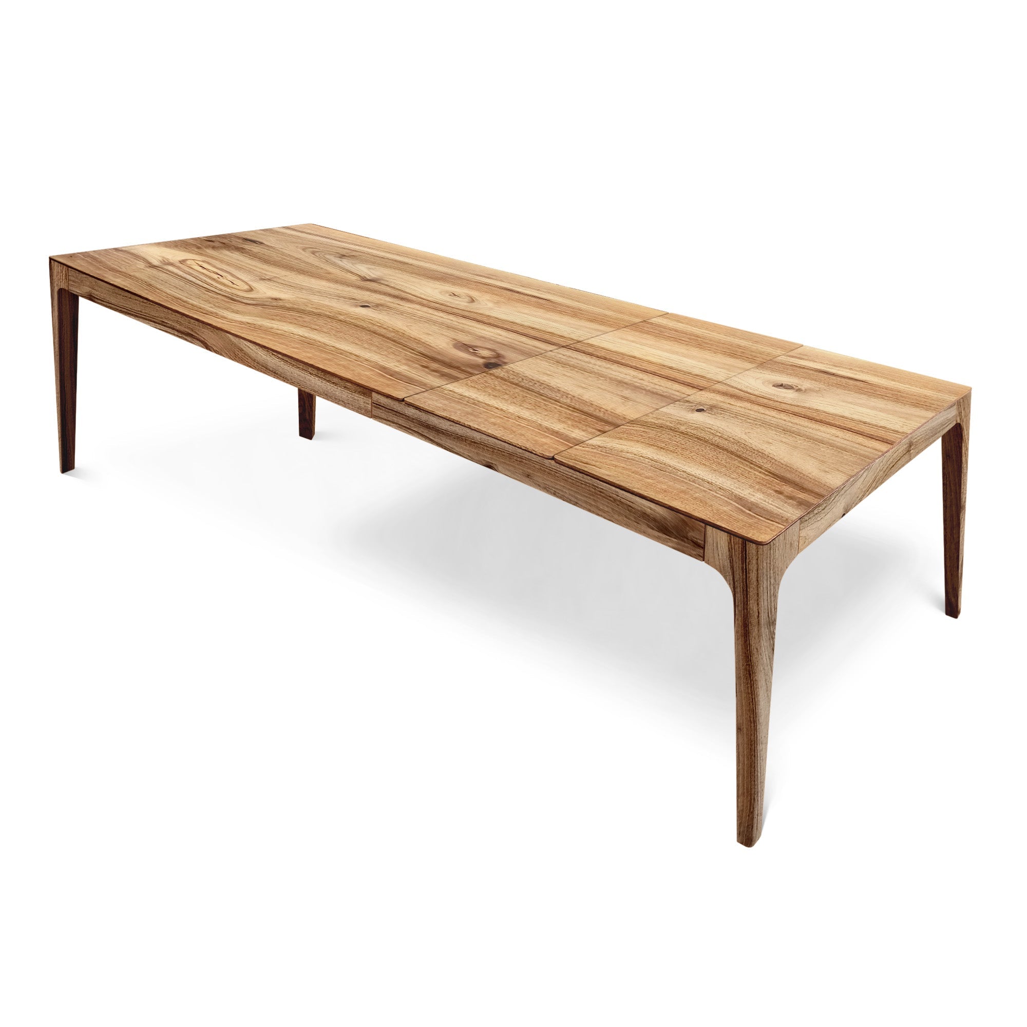 Table à manger extensible en noyer – Fabriquée à la main en bois massif, cette exquise table extensible en noyer est un ajout magnifique à tout intérieur – Son