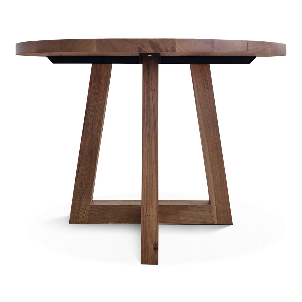 Table à manger ronde en chêne – Découvrez notre table à manger ronde en chêne fabriquée à la main – un ajout magnifique à toute maison – Fabriquée à partir de chêne massif