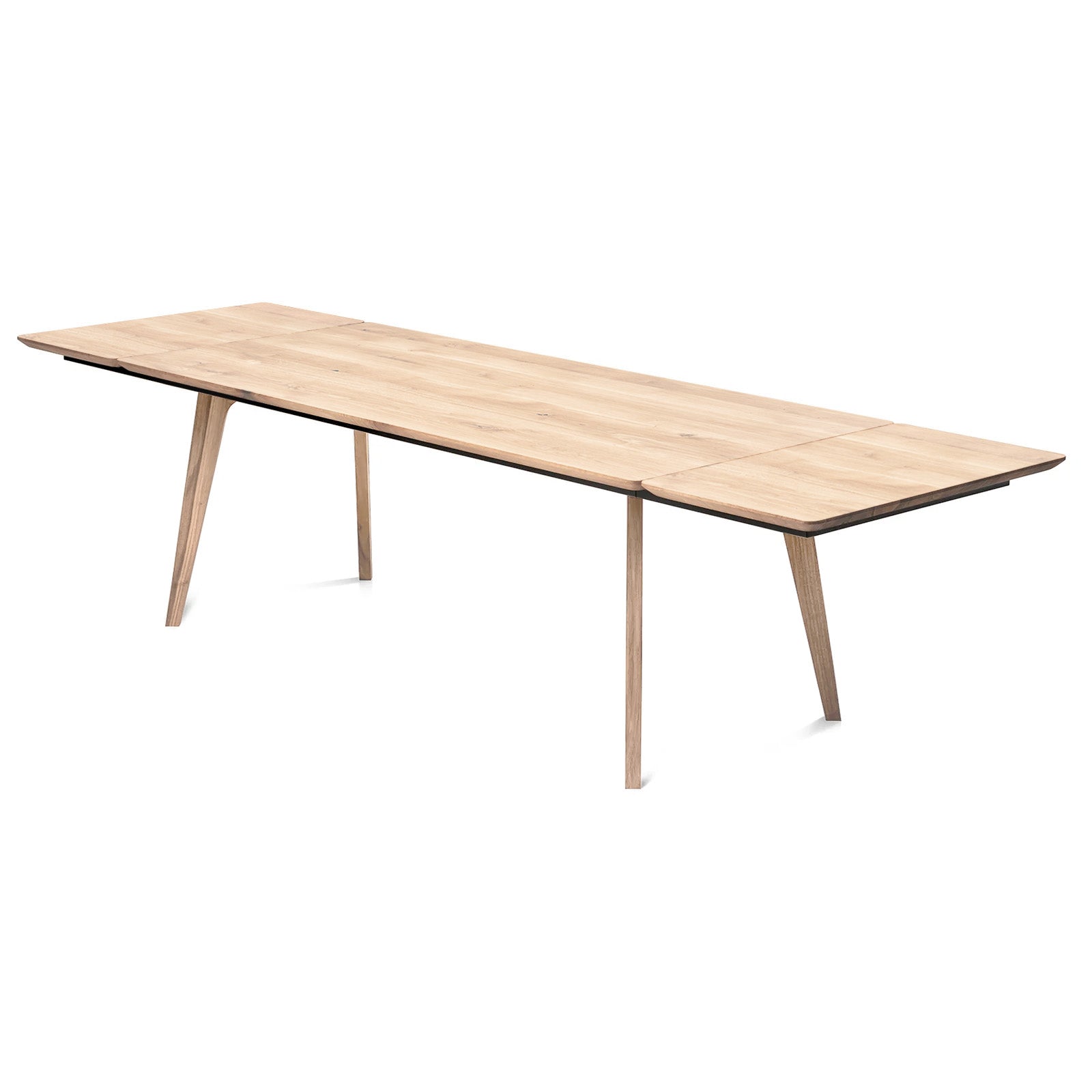 Table à manger extensible en chêne coton – Fabriquée à la main en bois massif – cette exquise table de salle à manger extensible en chêne massif de la collection est une