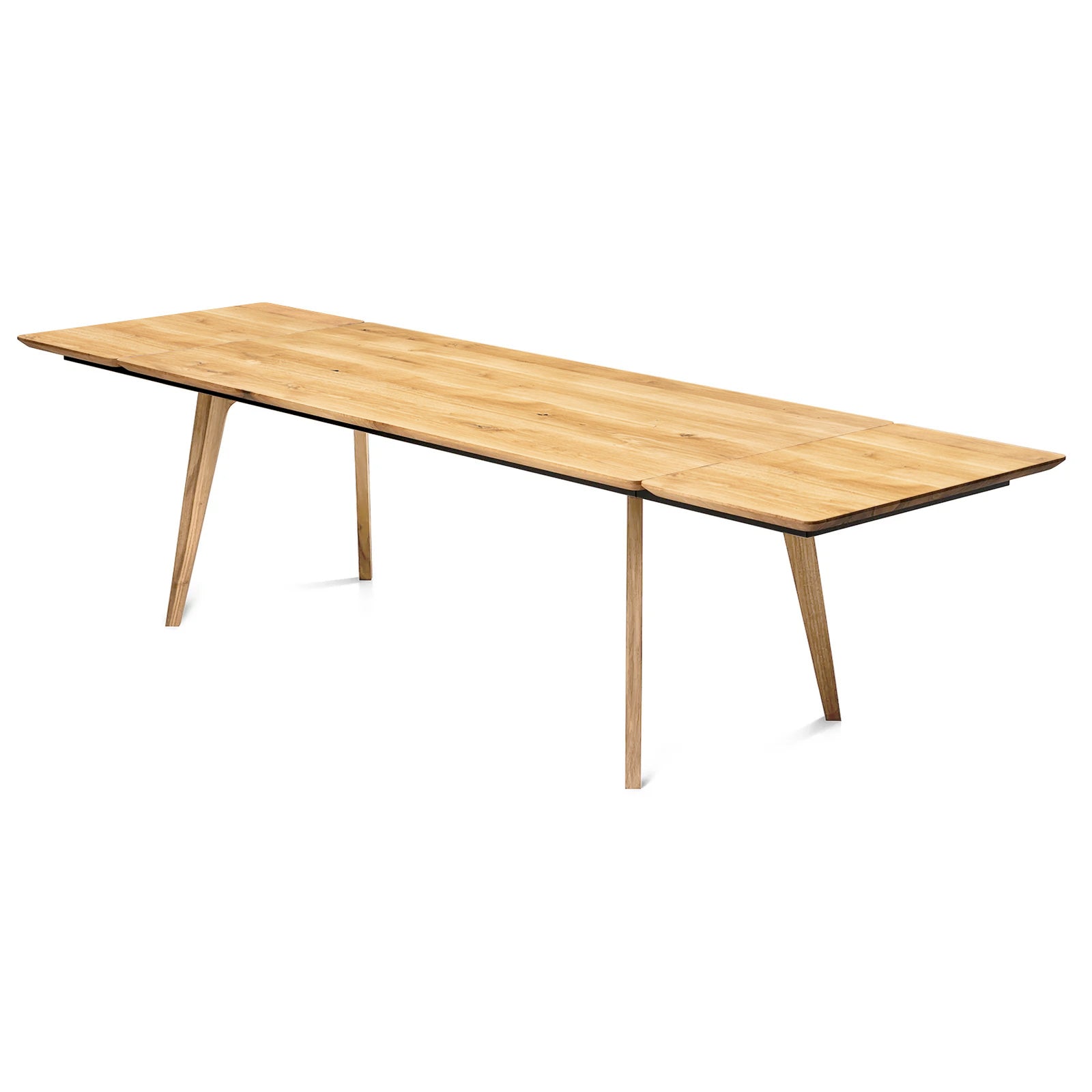 Table à manger en chêne - Fabriquée à la main à partir de bois massif - cette exquise table à manger extensible en chêne massif de la collection est une magnifique