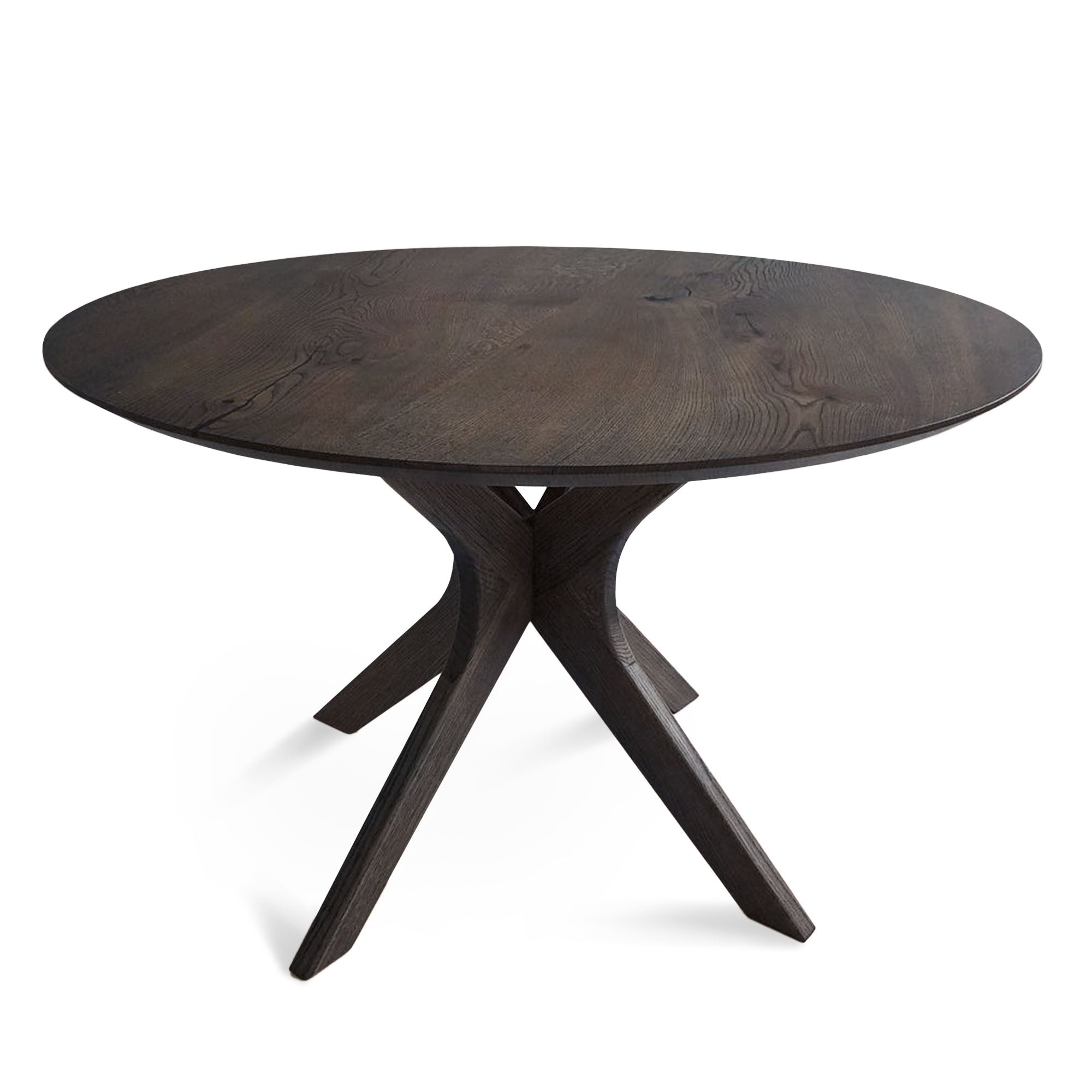 Table à manger ronde extensible en chêne - Découvrez notre table à manger ronde en chêne, fabriquée à la main - un ajout superbe à tout intérieur - Fabriquée en bois massif, cette