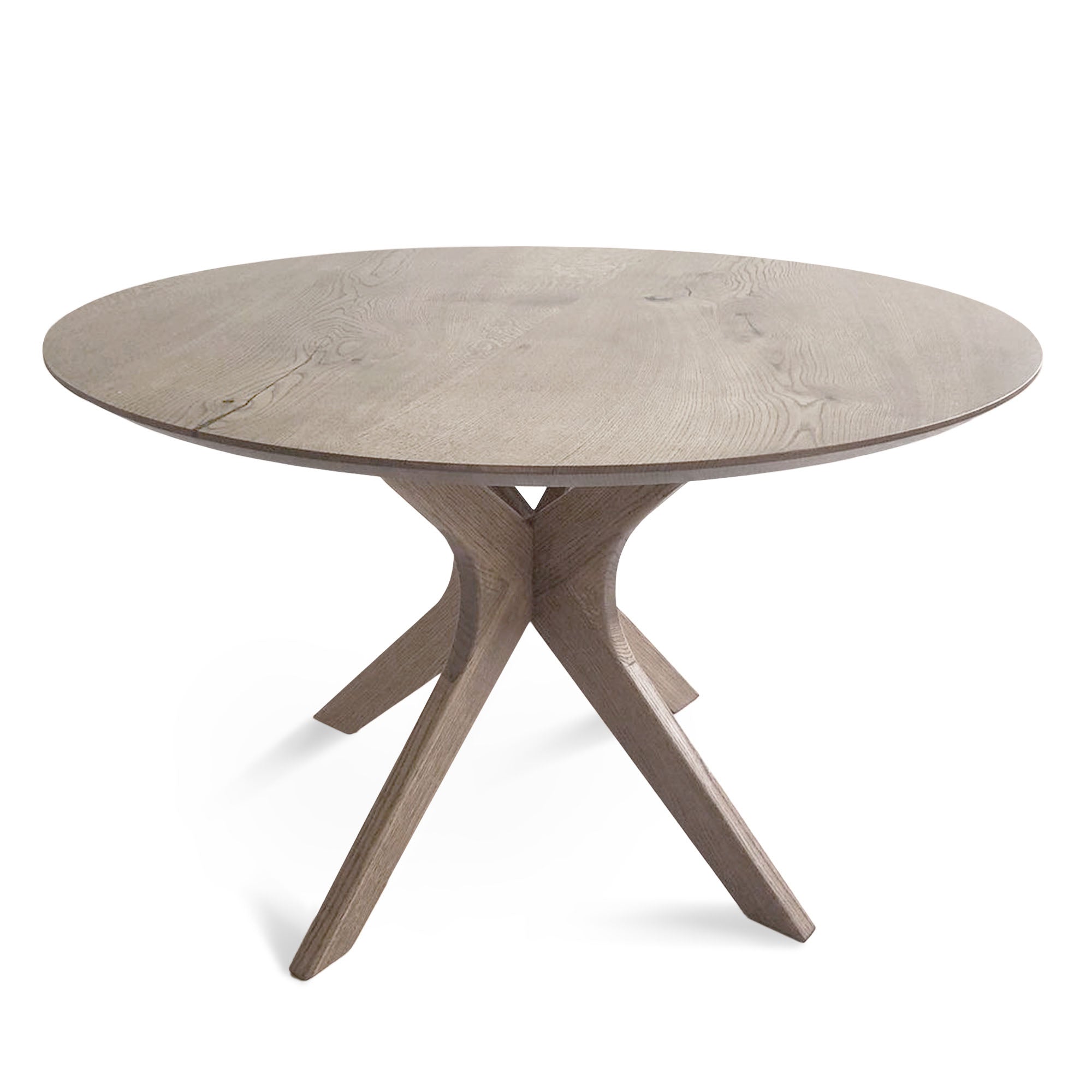 Table à manger ronde extensible en chêne - Découvrez notre table à manger ronde en chêne, fabriquée à la main - un ajout superbe à tout intérieur - Fabriquée en bois massif, cette