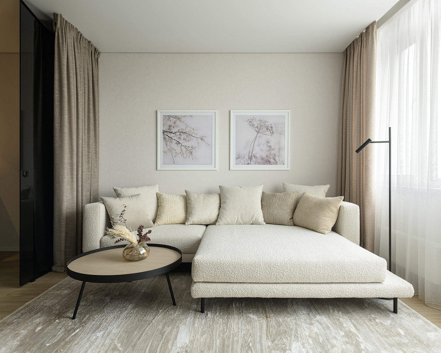 Canapé-lit - Découvrez le canapé-lit - un mélange parfait d'esthétique contemporaine et de luxe fonctionnel - Conçu pour s'intégrer harmonieusement à tout intérieur moderne