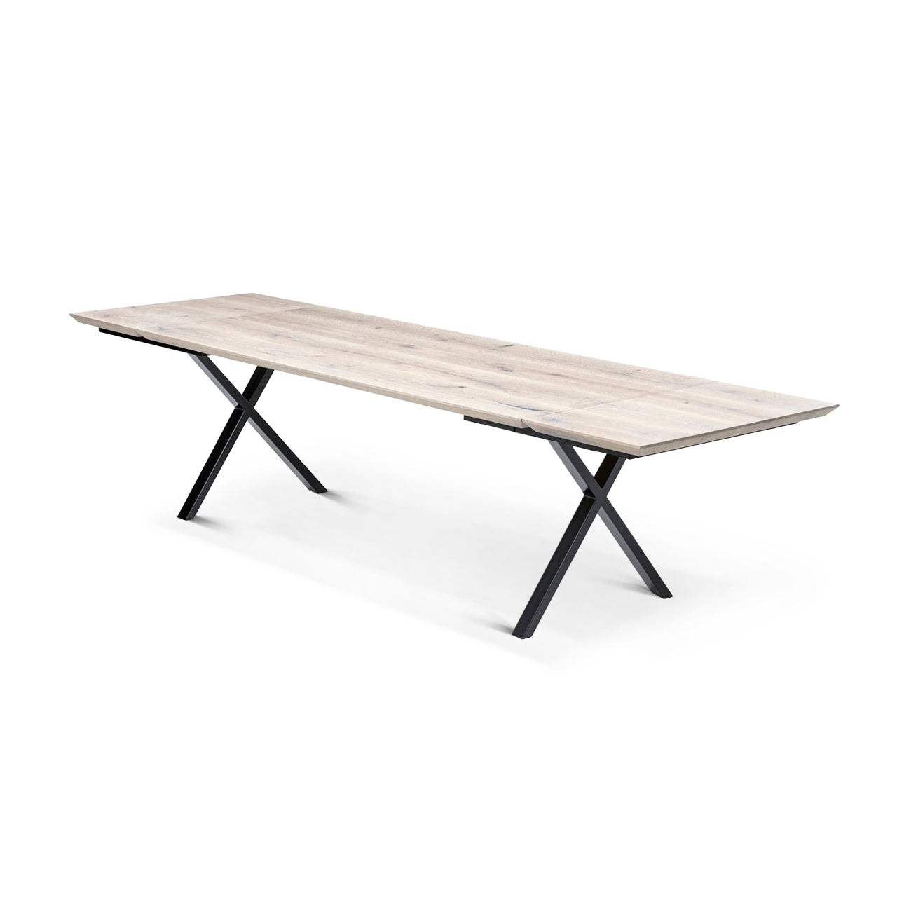 Table de salle à manger extensible en chêne coton – Fabriquée à la main en bois massif – La table de salle à manger extensible en chêne coton est un ajout magnifique à toute maison – Son