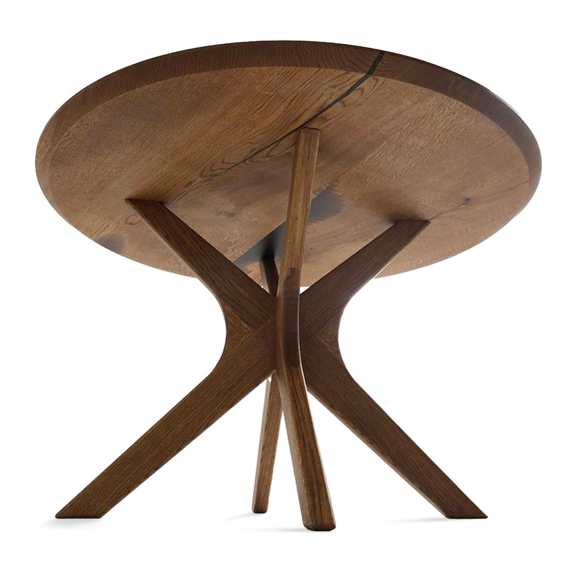 Table à manger ronde extensible en chêne - Découvrez notre table à manger ronde en chêne, fabriquée à la main - un ajout superbe à tout intérieur - Fabriquée en bois massif, cette