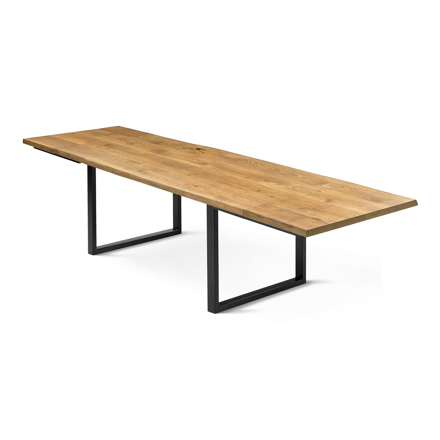 Table à manger extensible en chêne - Fabriquée à la main en bois massif - cette magnifique table à manger extensible en grand chêne est un ajout remarquable à tout intérieur - Son