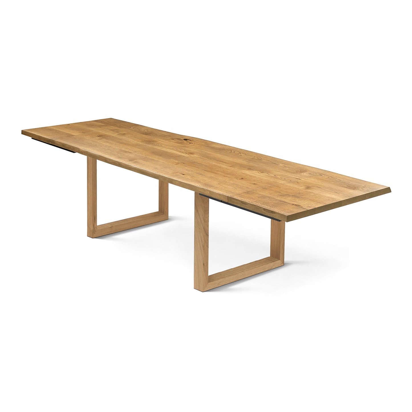 Table à manger extensible en chêne - Fabriquée à la main en bois massif - cette magnifique table à manger extensible en grand chêne est un ajout remarquable à tout intérieur - Son