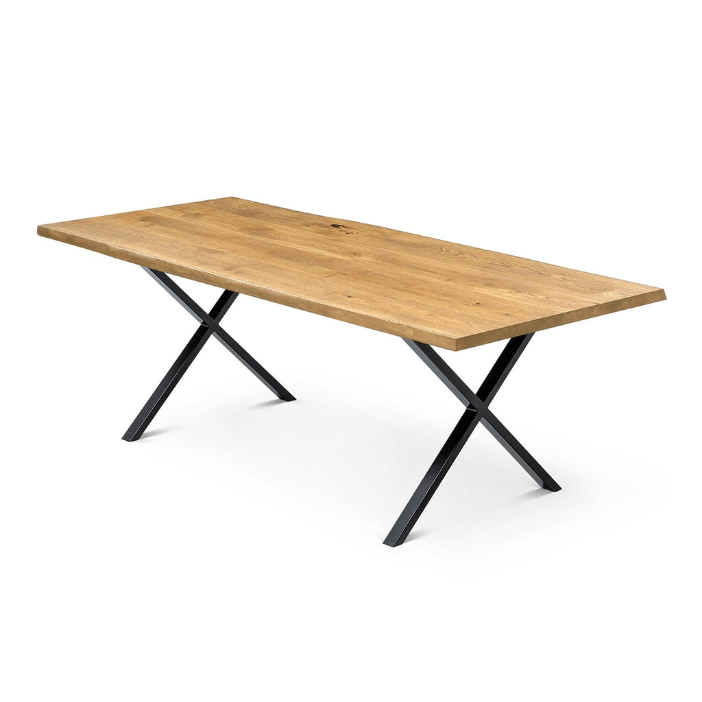 Table à manger extensible en chêne - Fabriquée à la main en bois massif - cette magnifique table à manger extensible en grand chêne est un ajout remarquable à tout intérieur - Son