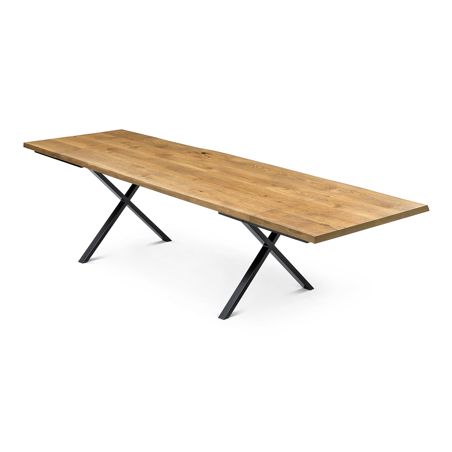 Table à manger extensible en chêne - Fabriquée à la main en bois massif - cette magnifique table à manger extensible en grand chêne est un ajout remarquable à tout intérieur - Son