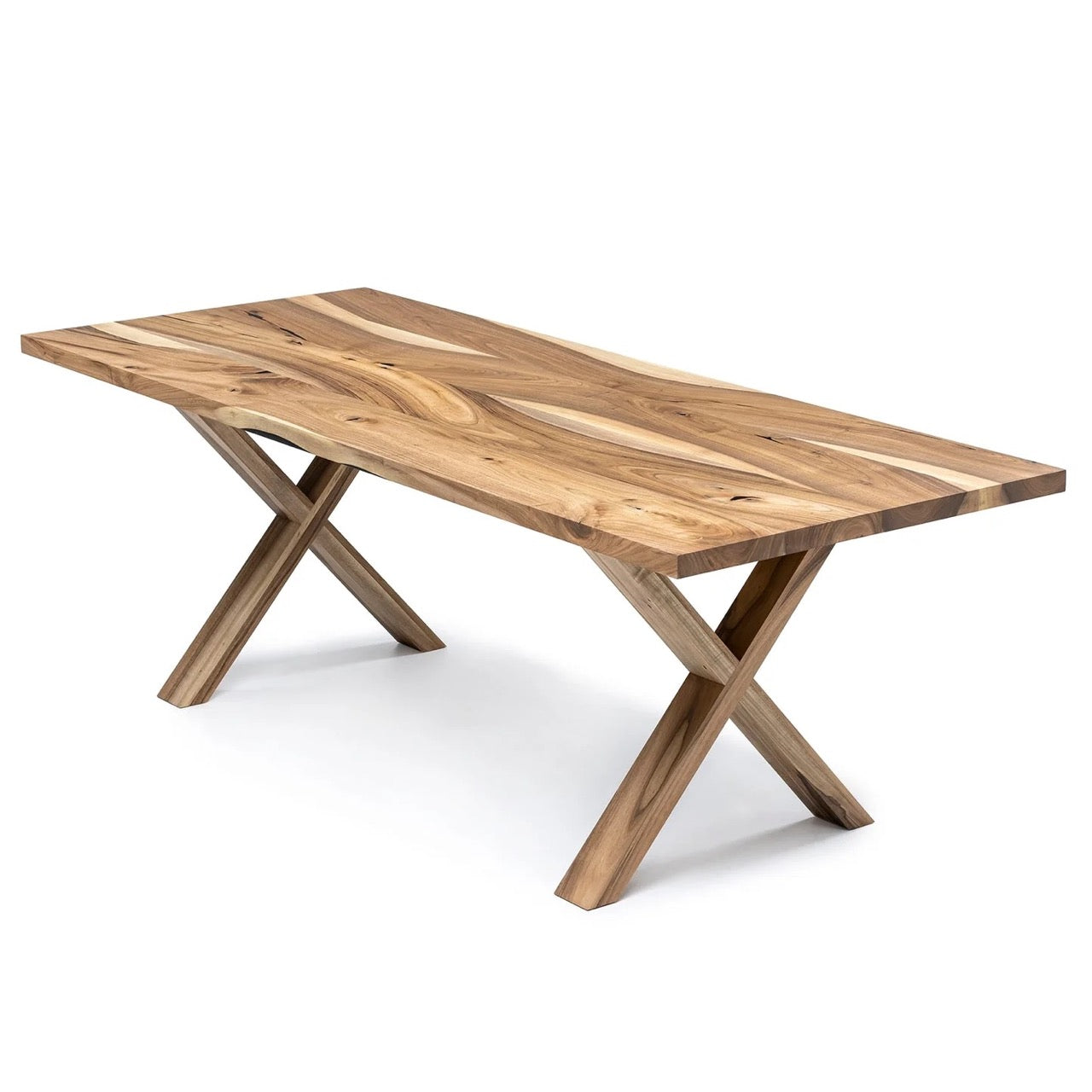Table à manger extensible en noyer – Table à manger extensible de luxe faite à la main, best-seller – Fabriquée en bois massif certifié FSC – L'élégance naturelle à