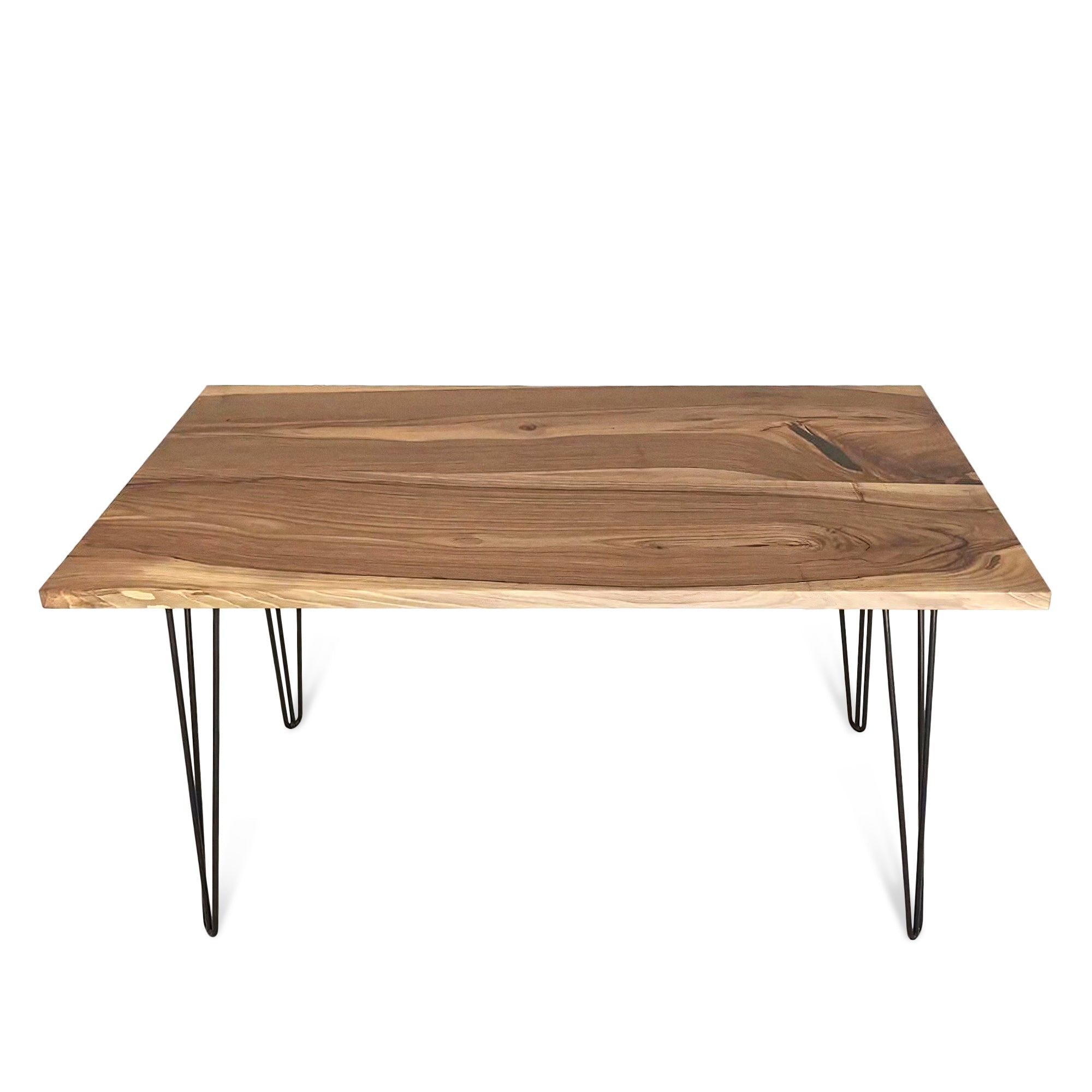 Table à manger extensible en noyer massif - Fabriquée à partir de bois massif - notre table de salle à manger en noyer est un ajout magnifique à tout intérieur - Son plateau extensible