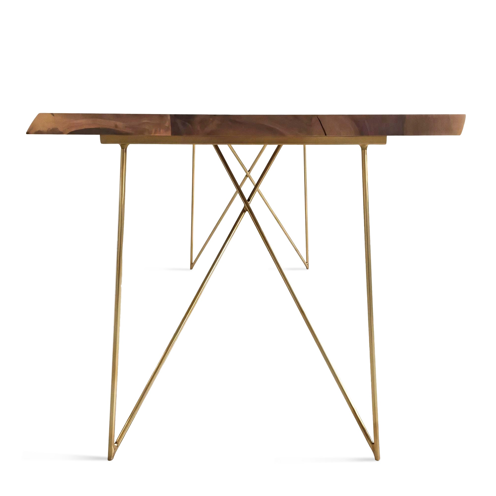 Table à manger extensible en noyer massif - Fabriquée à partir de bois massif - notre table de salle à manger en noyer est un ajout magnifique à tout intérieur - Son plateau extensible
