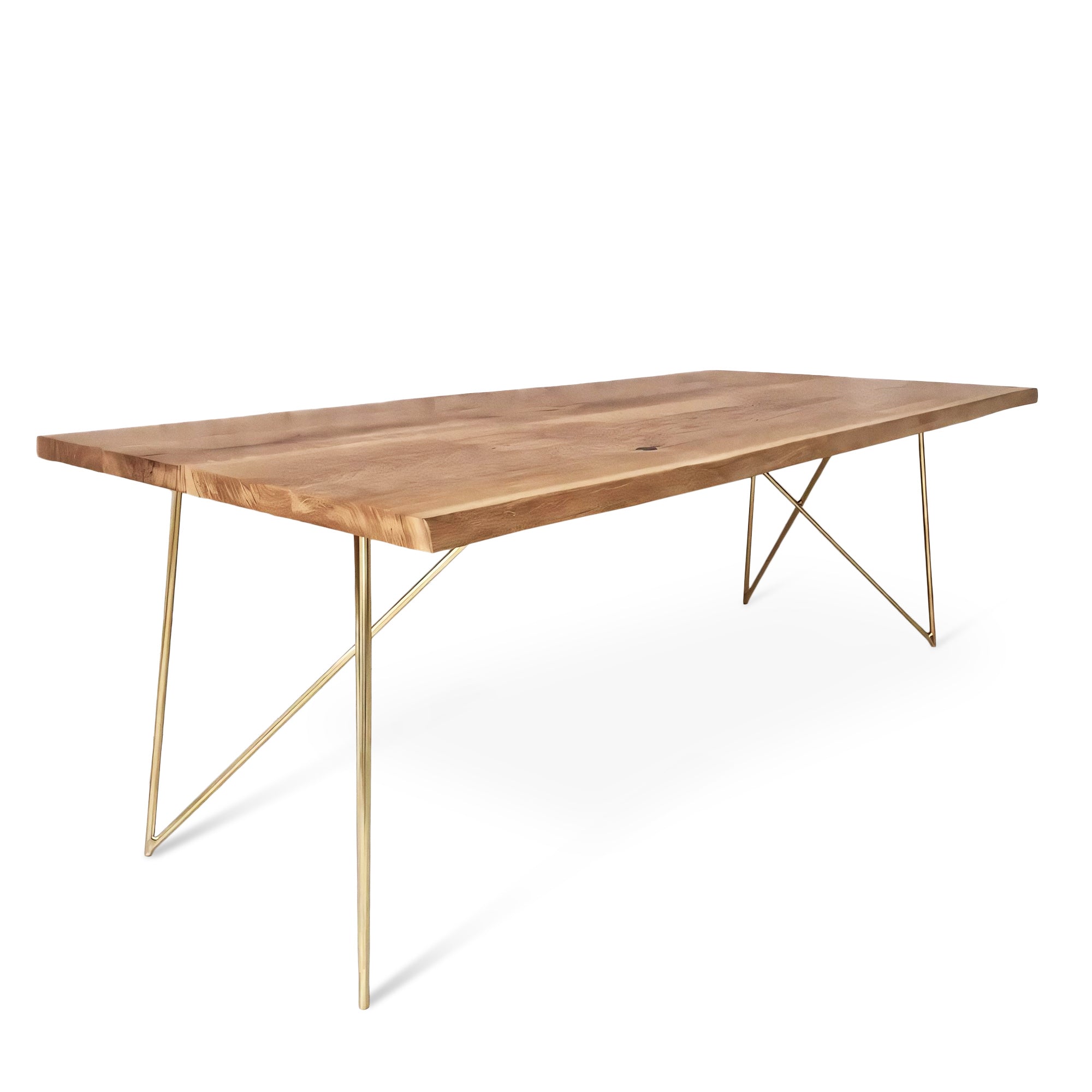 Table à manger extensible en chêne massif - Fabriquée à la main en bois massif - cette table à manger extensible en chêne massif exquise de la collection Mia est un