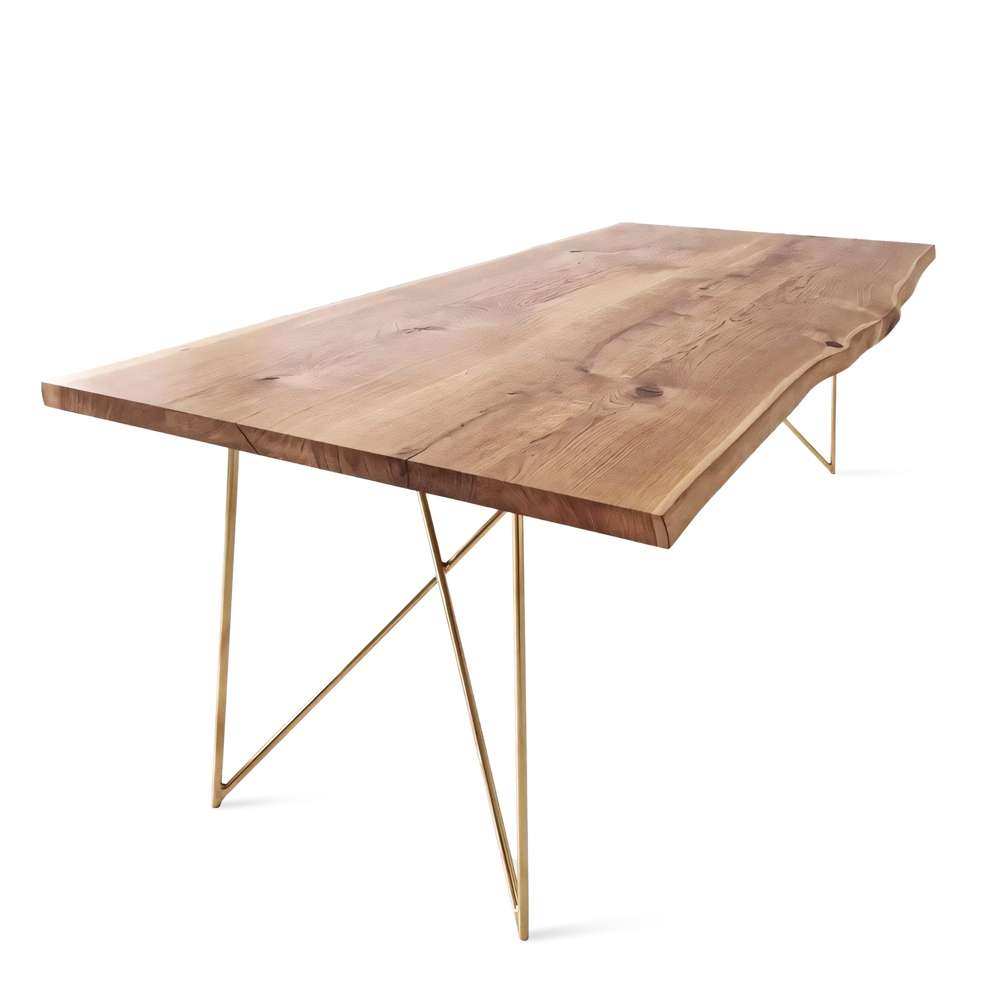Table à manger extensible en chêne massif - Fabriquée à la main en bois massif - cette table à manger extensible en chêne massif exquise de la collection Mia est un