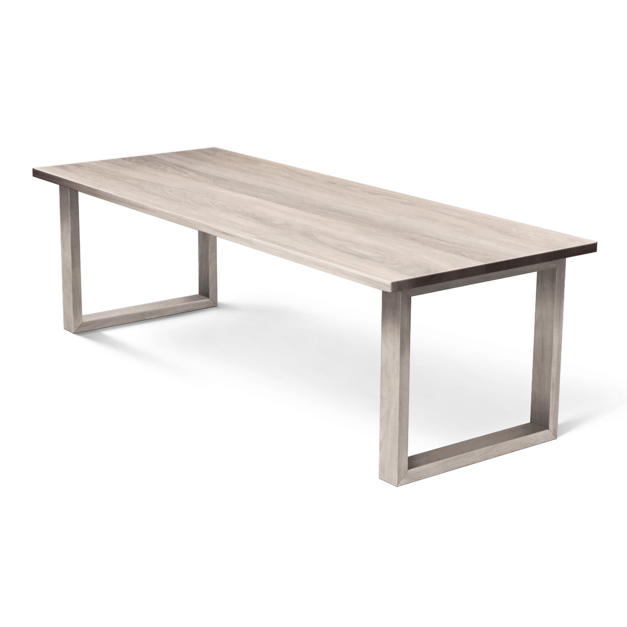 Table de salle à manger extensible en chêne coton – Fabriquée à la main en bois massif – La table de salle à manger extensible en chêne coton est un ajout magnifique à toute maison – Son