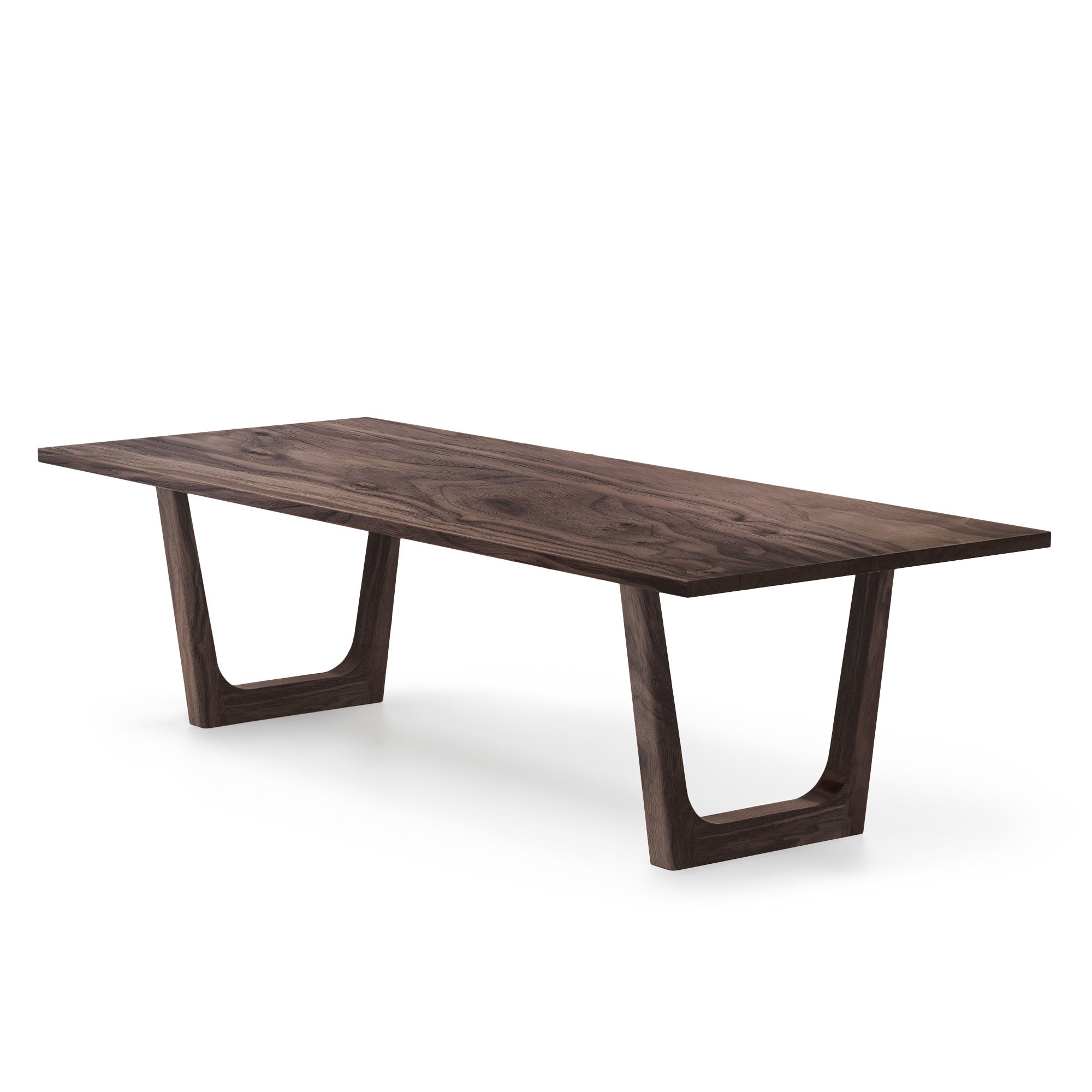 Table à manger extensible en noyer – Fabriquée à la main à partir de bois massif – cette exquise table à manger extensible en noyer naturel apportera une touche d'élégance à n'importe quel