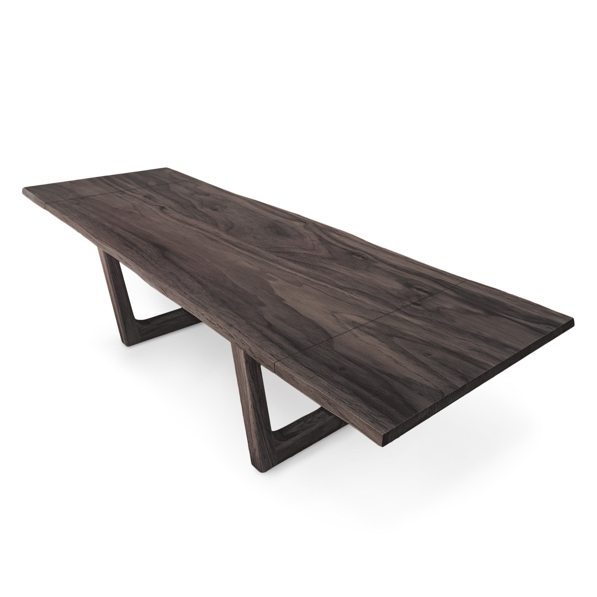 Table à manger extensible en noyer – Fabriquée à la main à partir de bois massif – cette exquise table à manger extensible en noyer naturel apportera une touche d'élégance à n'importe quel