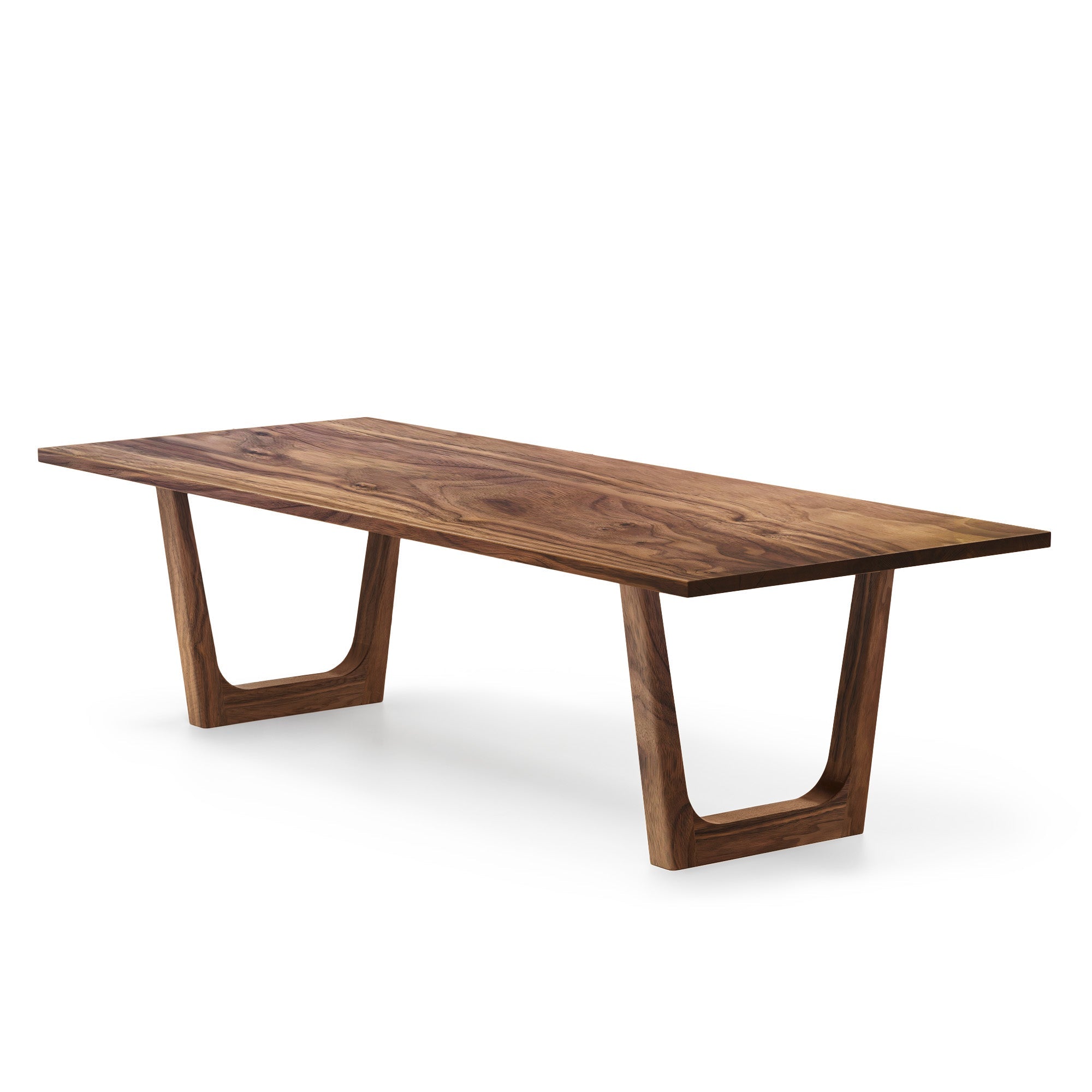 Table à manger extensible en noyer – Fabriquée à la main à partir de bois massif – cette exquise table à manger extensible en noyer naturel apportera une touche d'élégance à n'importe quel
