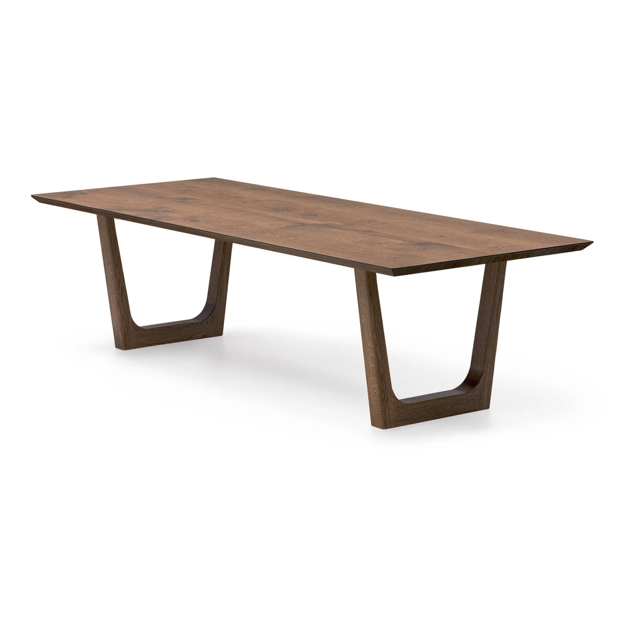 Table à manger extensible en chêne – Fabriquée à la main en bois massif – La table à manger extensible en chêne massif est un ajout magnifique à toute maison – Son plateau extensible