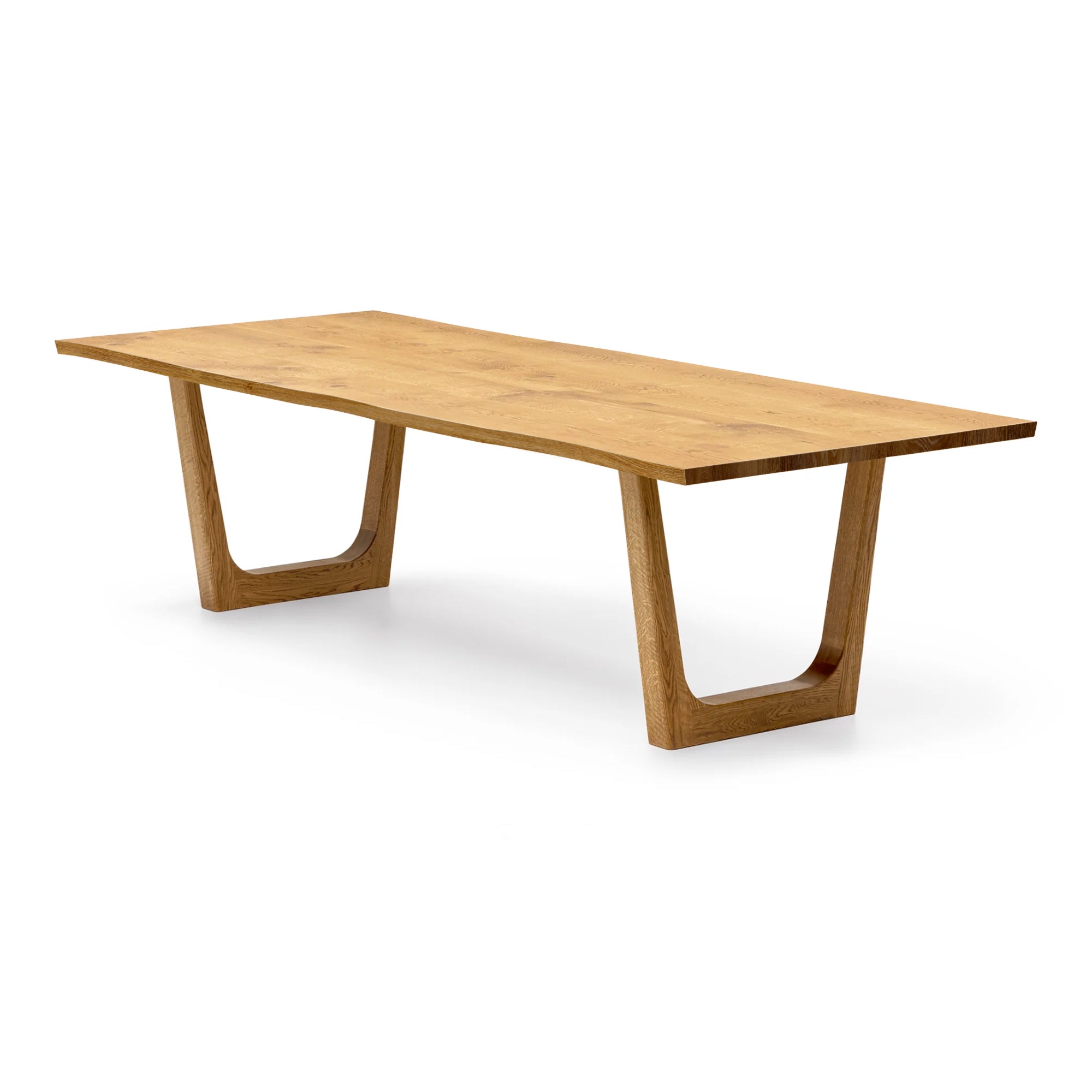 Table à manger extensible en chêne – Fabriquée à la main en bois massif – La table à manger extensible en chêne massif est un ajout magnifique à toute maison – Son plateau extensible