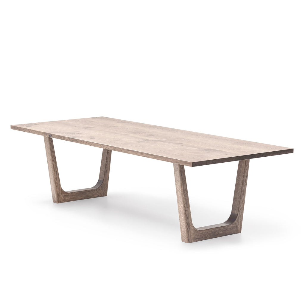 Table à manger extensible en chêne – Fabriquée à la main en bois massif – La table à manger extensible en chêne massif est un ajout magnifique à toute maison – Son plateau extensible