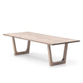 Table à manger extensible en chêne – Fabriquée à la main en bois massif – La table à manger extensible en chêne massif est un ajout magnifique à toute maison – Son plateau extensible