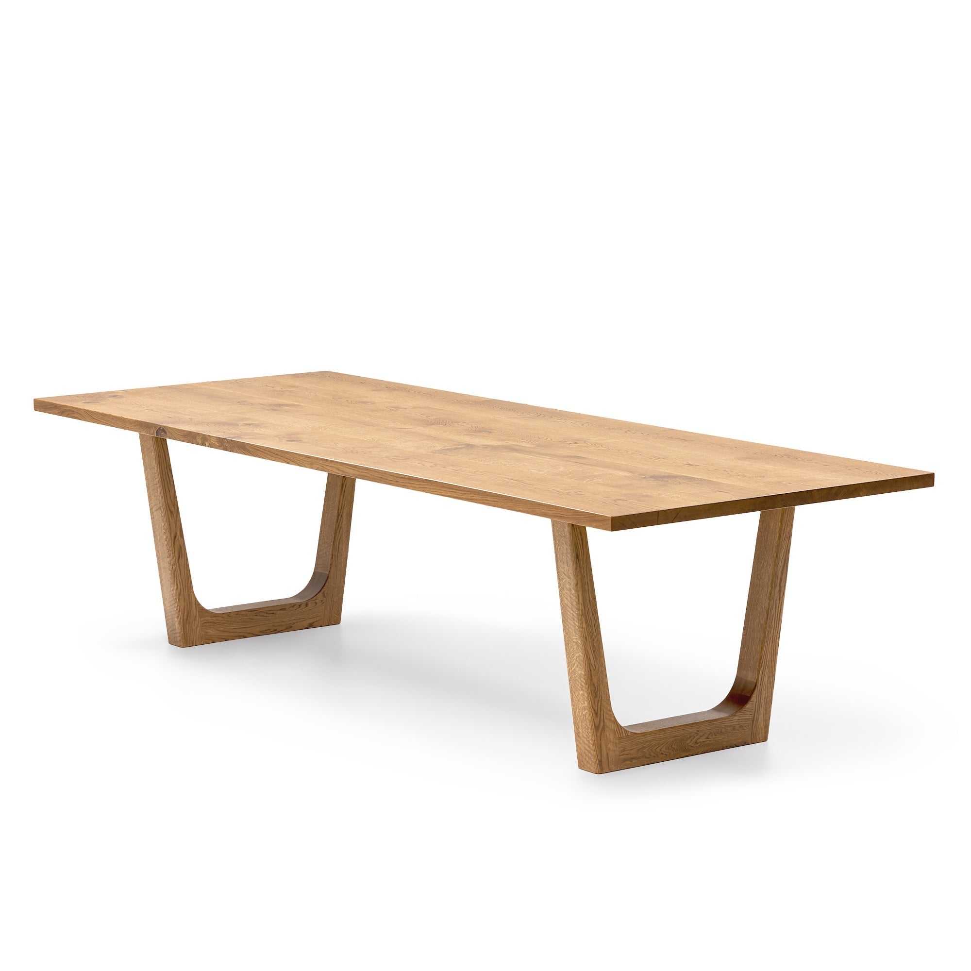 Table à manger extensible en chêne – Fabriquée à la main en bois massif – La table à manger extensible en chêne massif est un ajout magnifique à toute maison – Son plateau extensible