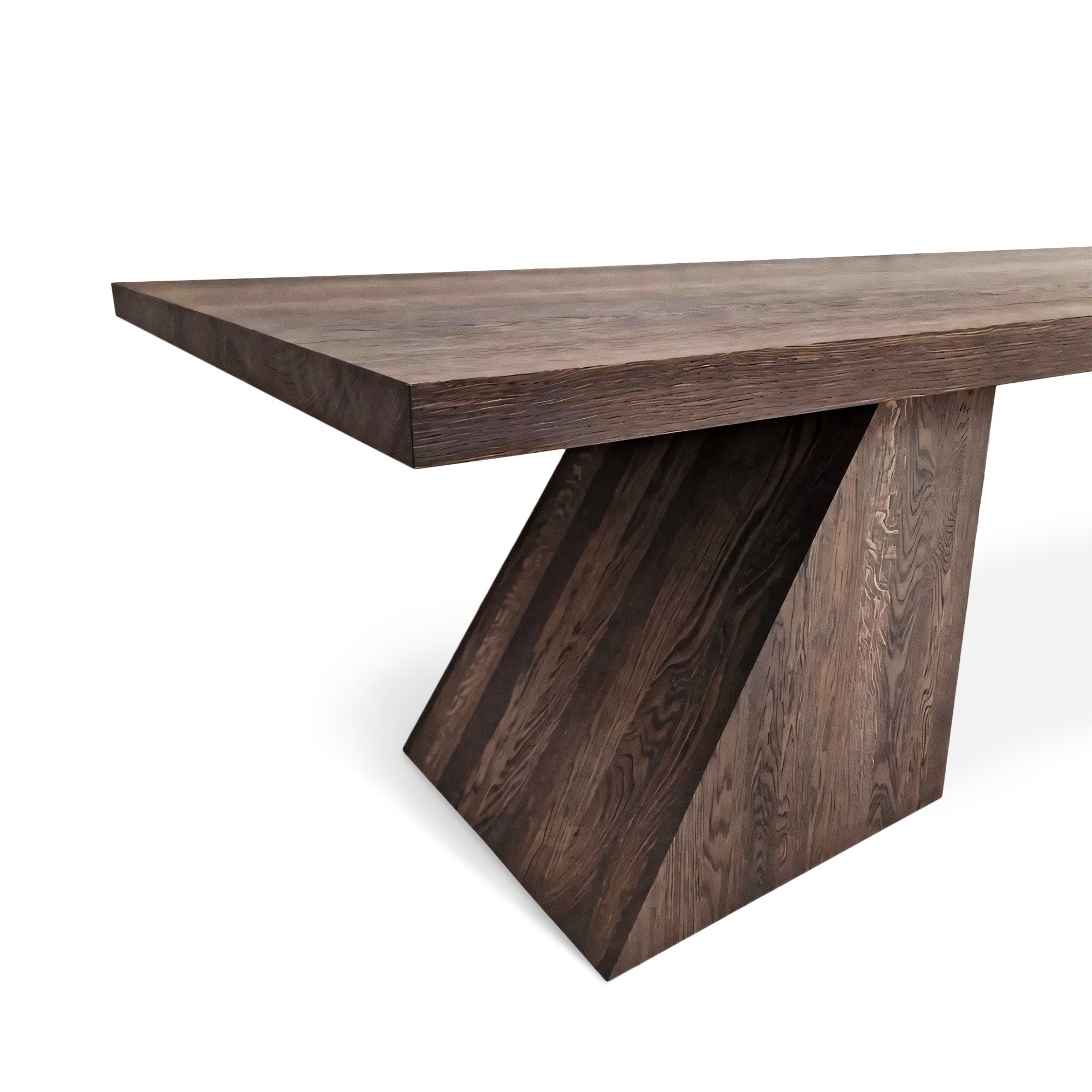 Table à manger extensible en chêne anthracite - La table en chêne massif - finition à l'huile Osmo couleur anthracite intense - offre à la fois durabilité et couleur profonde et élégante.