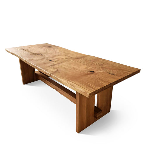 Table à Manger Extensible en Chêne Massif - Voici la table à manger extensible en chêne – fabriquée en bois massif – une pièce qui allie harmonieusement la sérénité