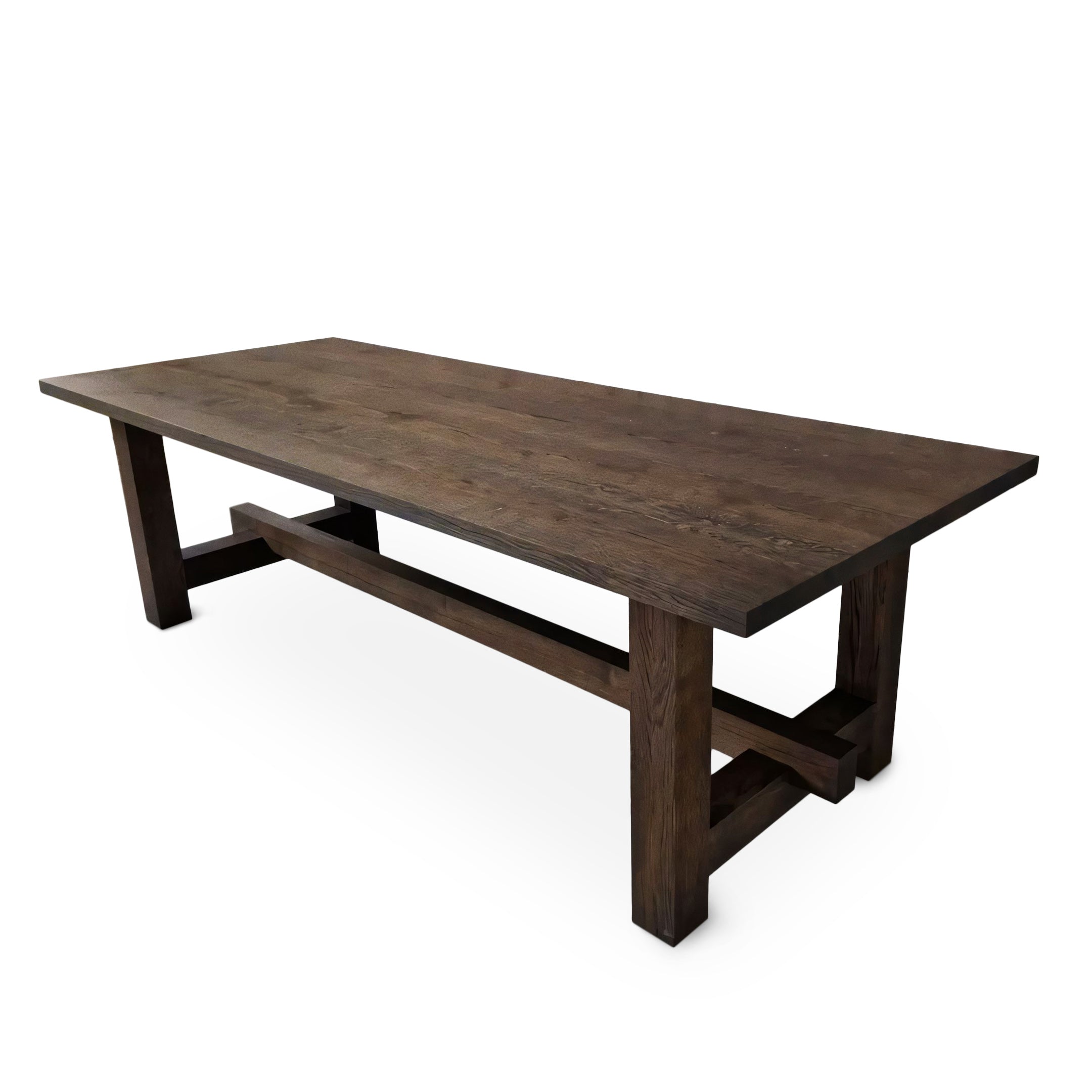 Table à Manger Extensible en Chêne Massif - Voici la table à manger extensible en chêne – fabriquée en bois massif – une pièce qui allie harmonieusement la sérénité