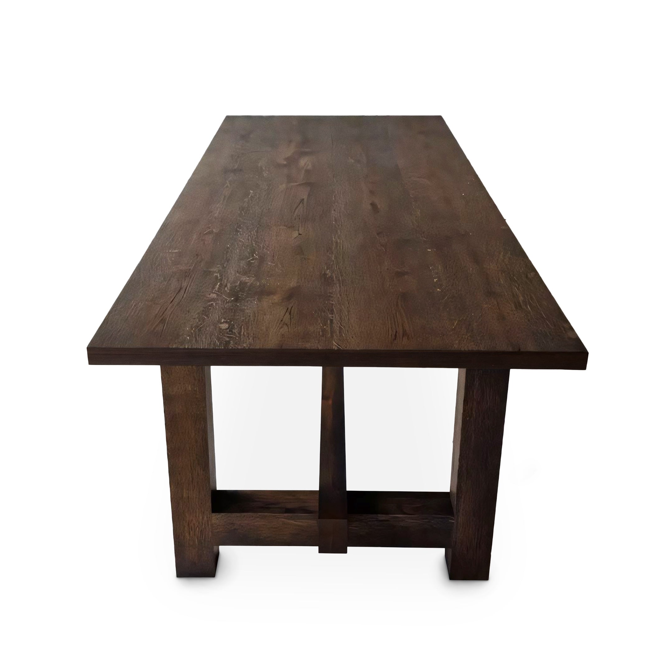 Table à Manger Extensible en Chêne Massif - Voici la table à manger extensible en chêne – fabriquée en bois massif – une pièce qui allie harmonieusement la sérénité