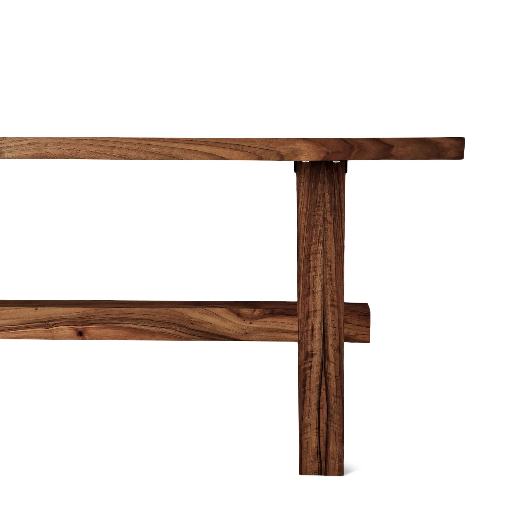 Table à Manger Extensible en Noyer – Découvrez notre table à manger extensible en noyer massif – une pièce qui allie harmonieusement le charme serein du style rustique.
