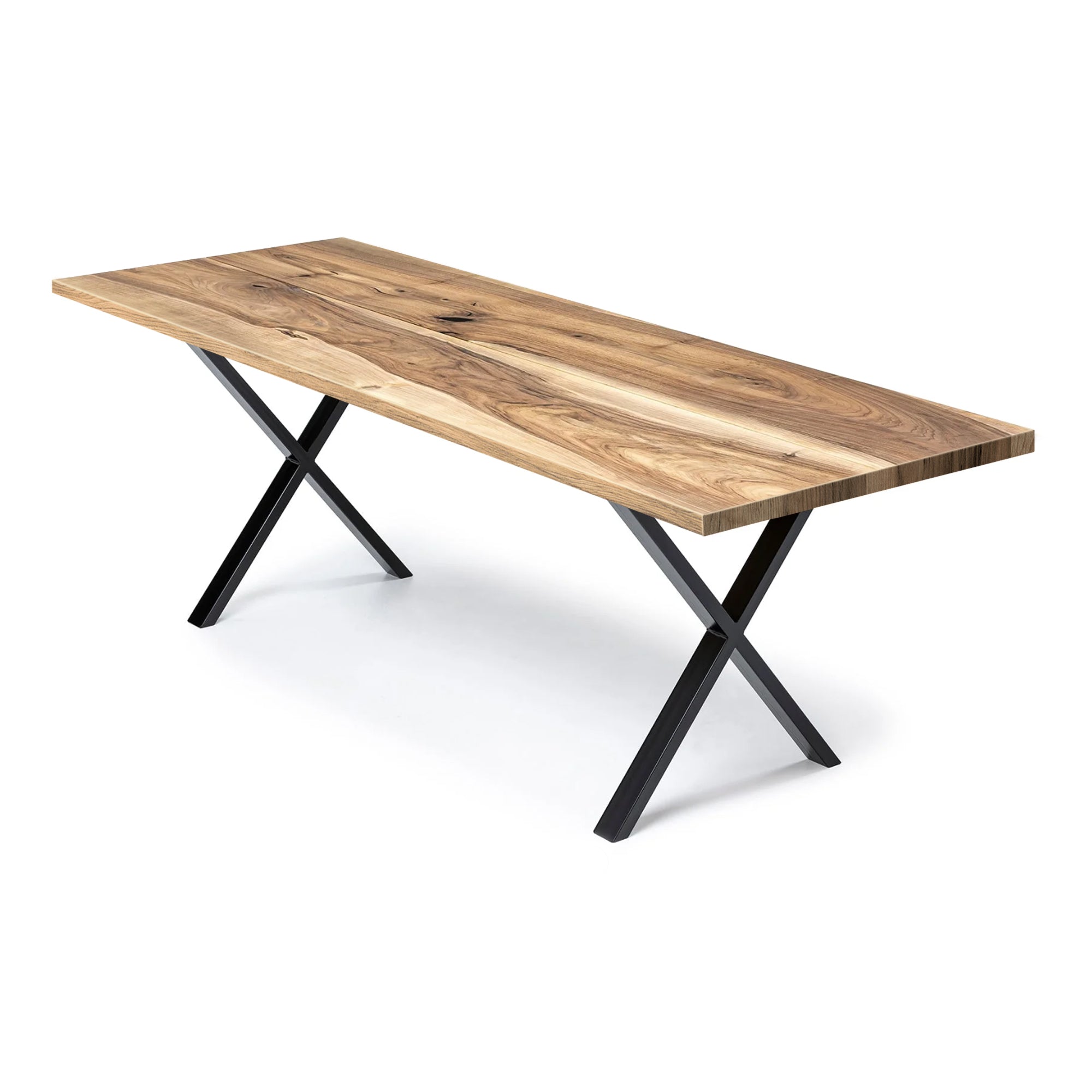 Table à manger extensible en noyer – Table à manger extensible de luxe faite à la main, best-seller – Fabriquée en bois massif certifié FSC – L'élégance naturelle à