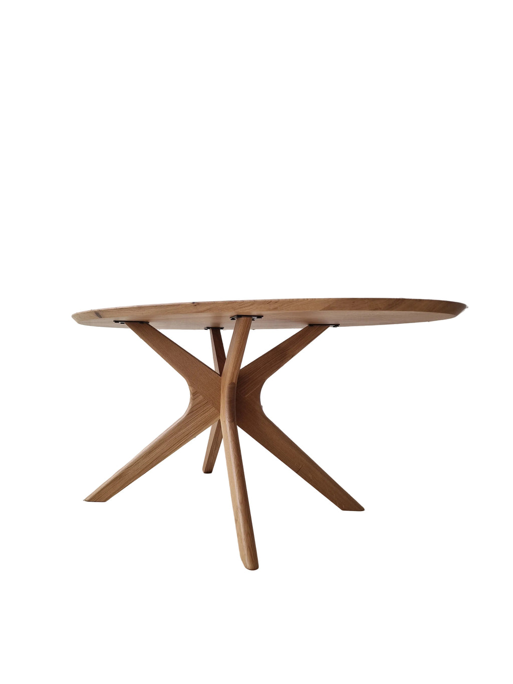 Table de salle à manger ovale en chêne massif - Découvrez notre table de salle à manger ronde en chêne fabriquée à la main - un ajout magnifique à toute maison - Fabriquée en bois massif cette