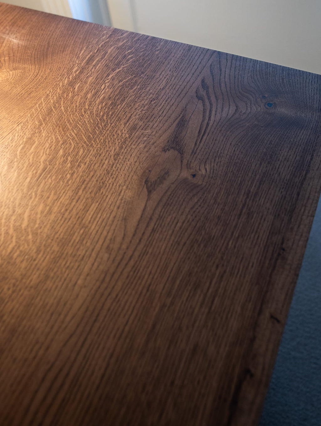 Table de bureau extensible en chêne massif