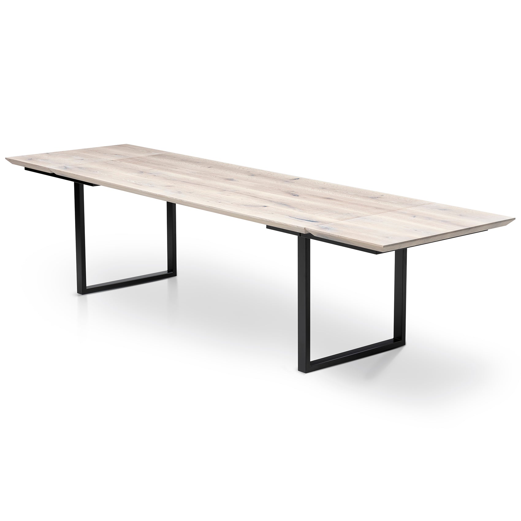 Table de salle à manger extensible en chêne coton – Fabriquée à la main en bois massif – La table de salle à manger extensible en chêne coton est un ajout magnifique à toute maison – Son