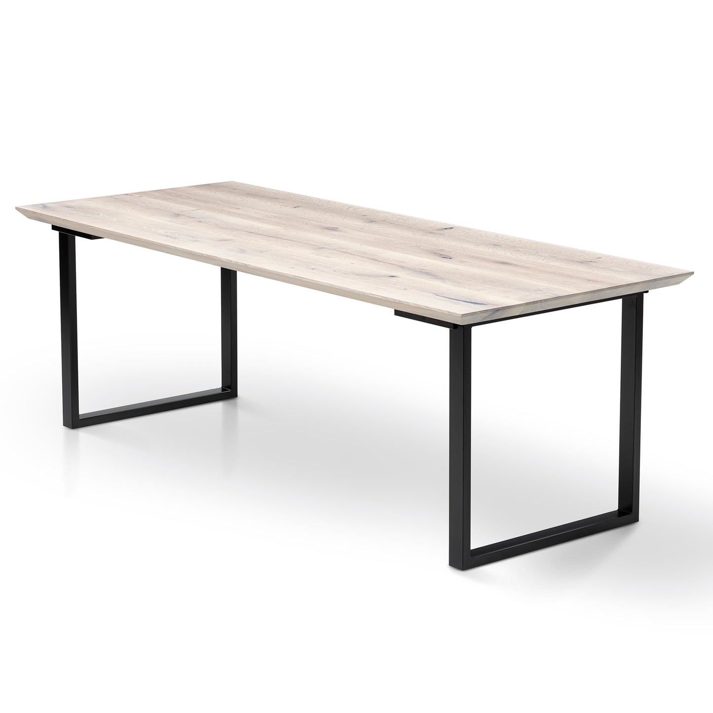 Table de salle à manger extensible en chêne coton – Fabriquée à la main en bois massif – La table de salle à manger extensible en chêne coton est un ajout magnifique à toute maison – Son