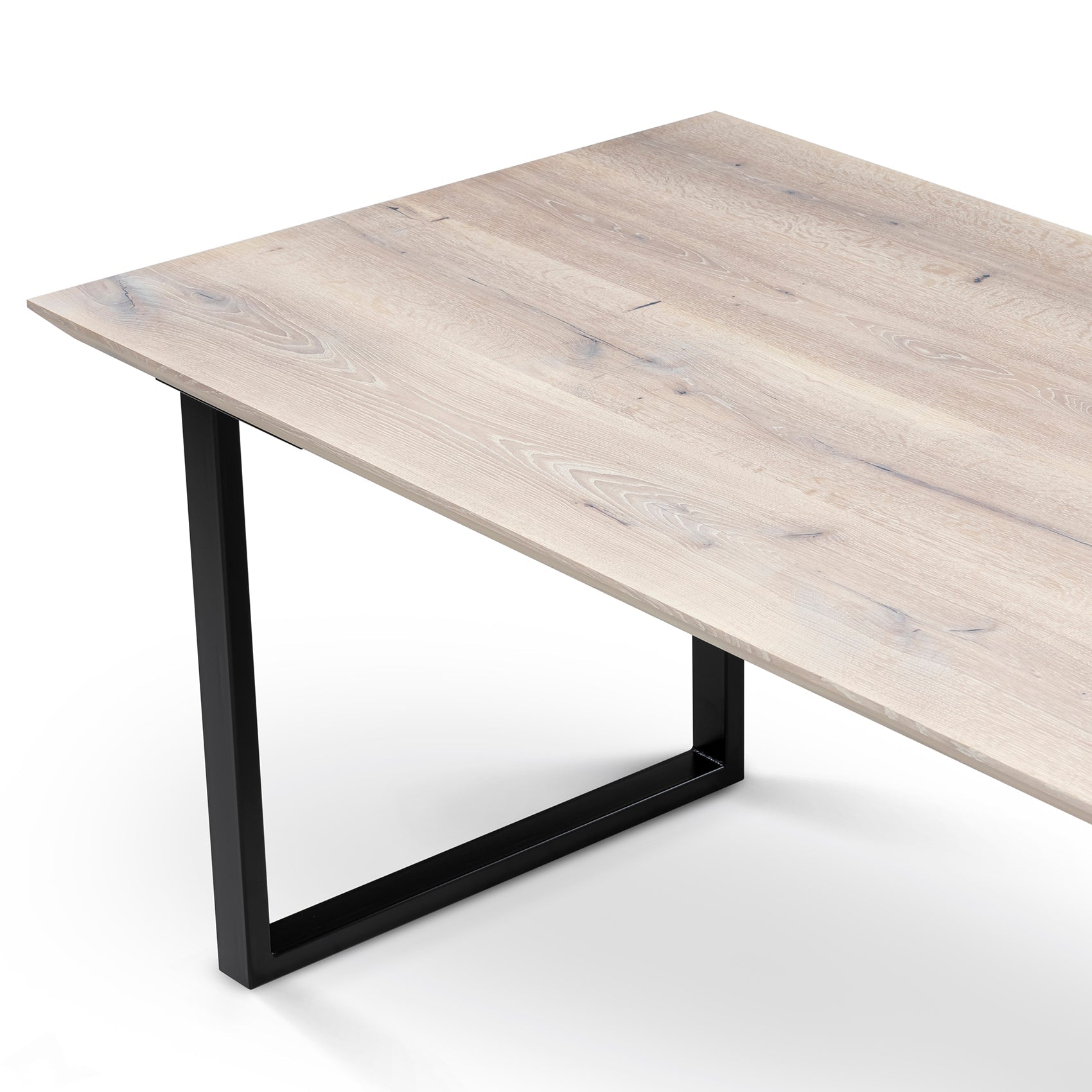 Table de salle à manger extensible en chêne coton – Fabriquée à la main en bois massif – La table de salle à manger extensible en chêne coton est un ajout magnifique à toute maison – Son