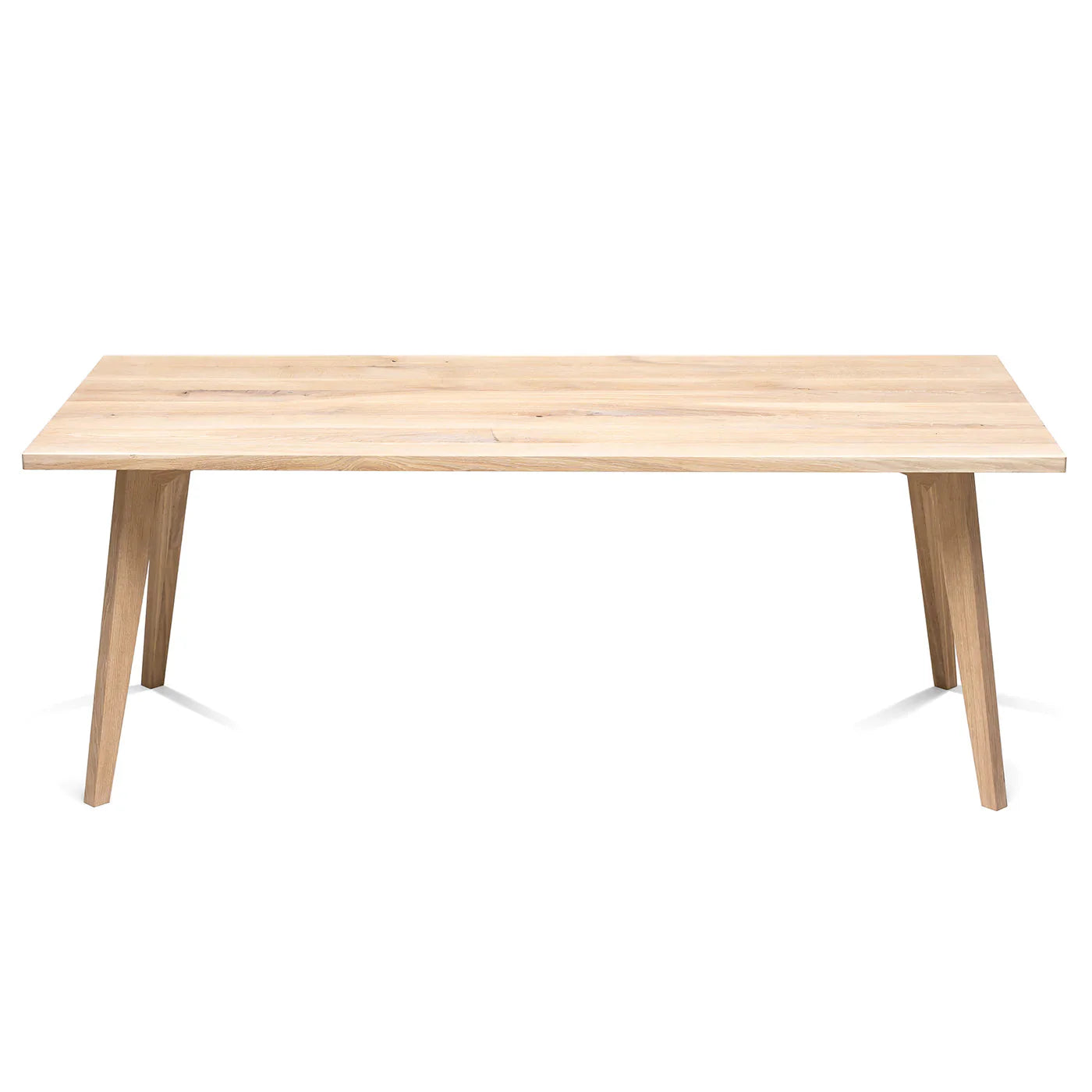 Table à manger extensible en chêne coton – Fabriquée à la main en bois massif – cette exquise table de salle à manger extensible en chêne massif de la collection est une