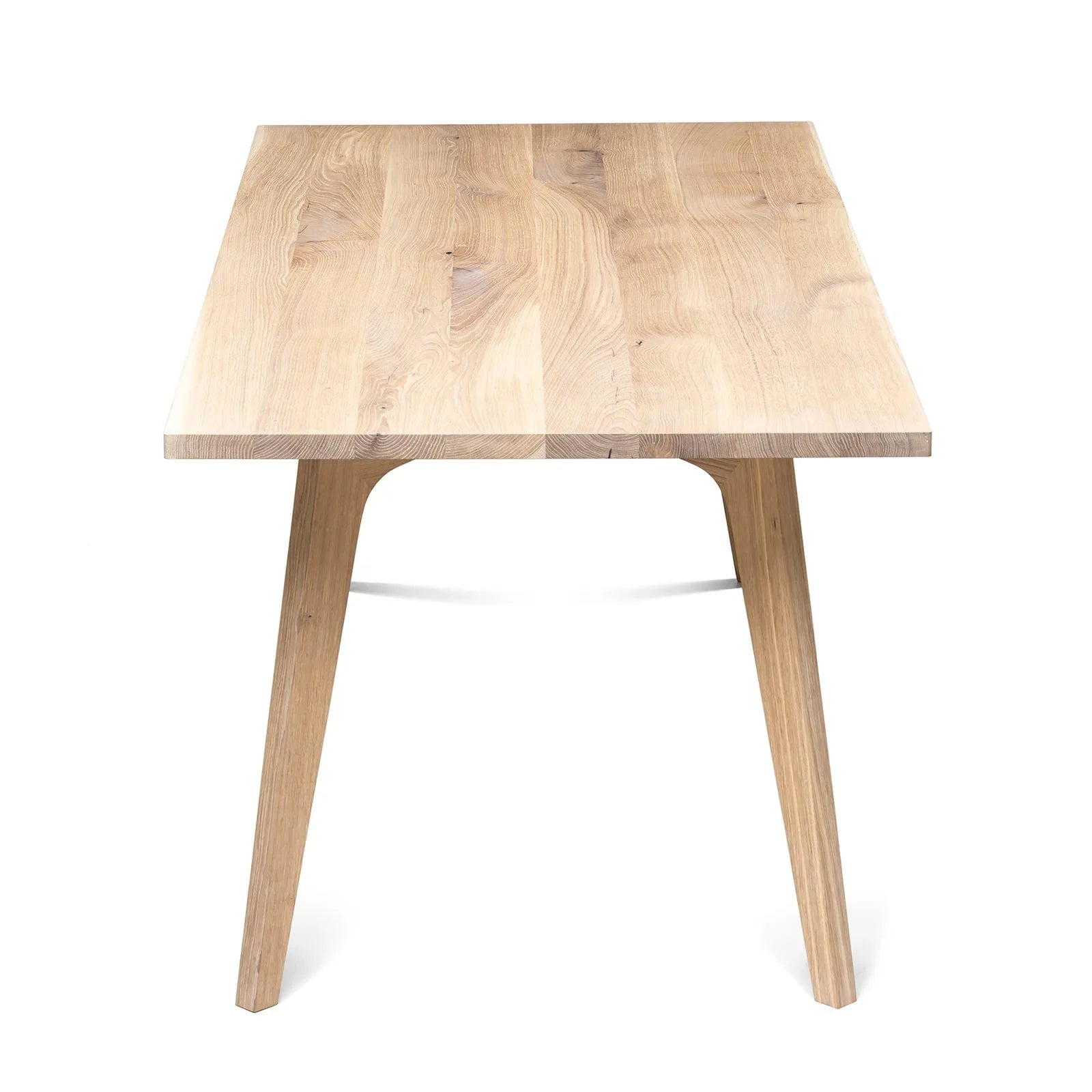 Table à manger extensible en chêne coton – Fabriquée à la main en bois massif – cette exquise table de salle à manger extensible en chêne massif de la collection est une