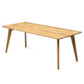 Table à manger en chêne - Fabriquée à la main à partir de bois massif - cette exquise table à manger extensible en chêne massif de la collection est une magnifique