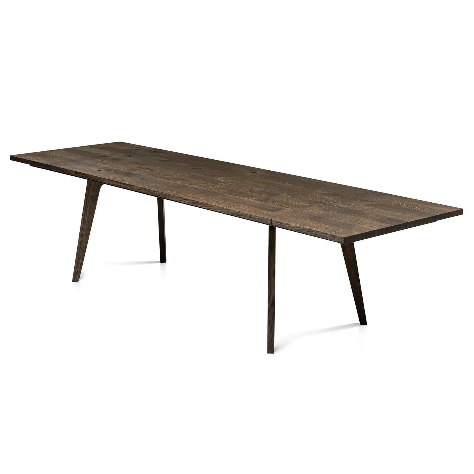 Table à manger extensible en chêne couleur charbon - Fabriquée à la main à partir de bois massif - cette magnifique table à manger extensible en chêne de la collection est un superbe
