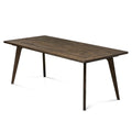 Table à manger extensible en chêne couleur charbon - Fabriquée à la main à partir de bois massif - cette magnifique table à manger extensible en chêne de la collection est un superbe