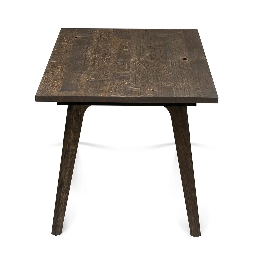 Table à manger extensible en chêne couleur charbon - Fabriquée à la main à partir de bois massif - cette magnifique table à manger extensible en chêne de la collection est un superbe