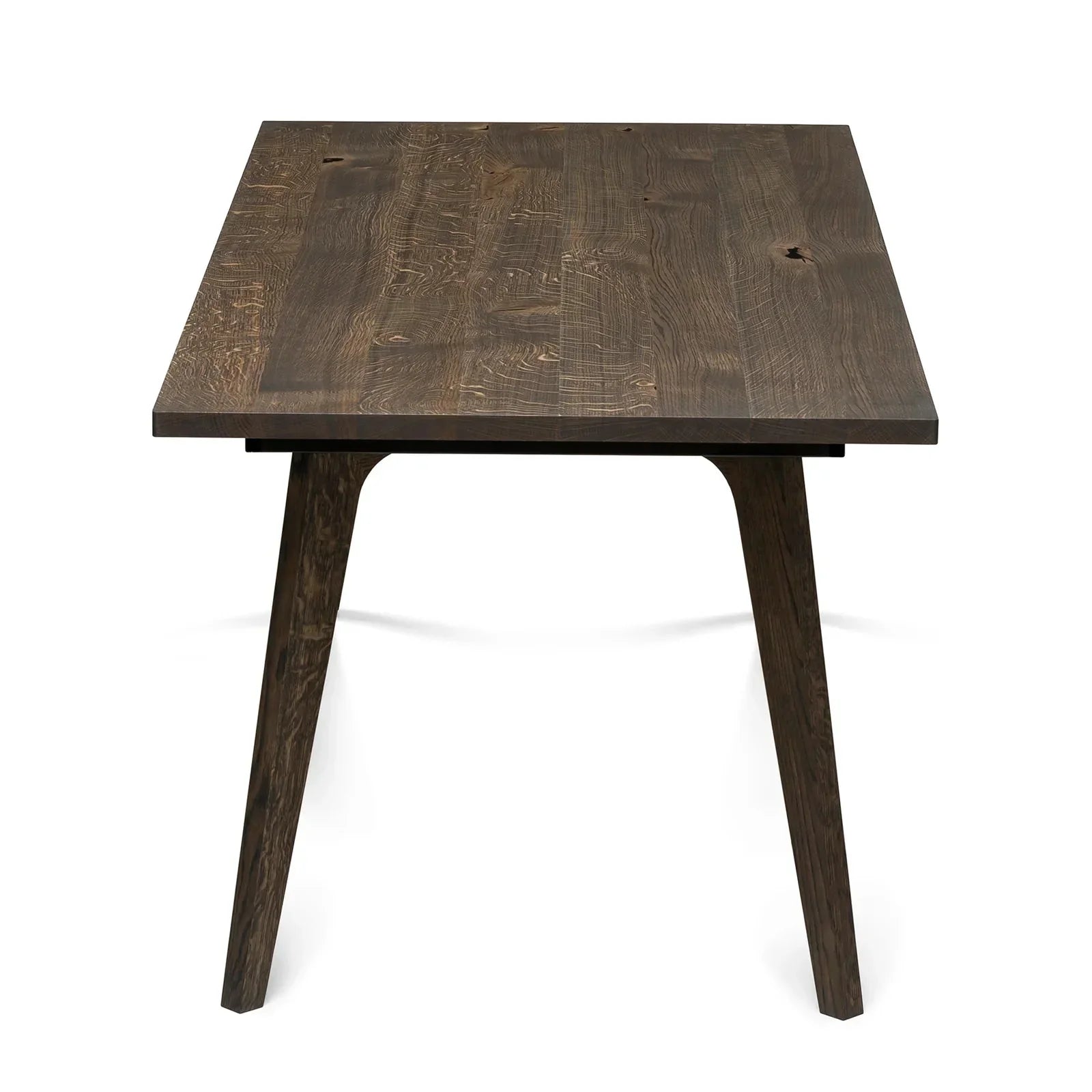 Table à manger extensible en chêne couleur charbon - Fabriquée à la main à partir de bois massif - cette magnifique table à manger extensible en chêne de la collection est un superbe