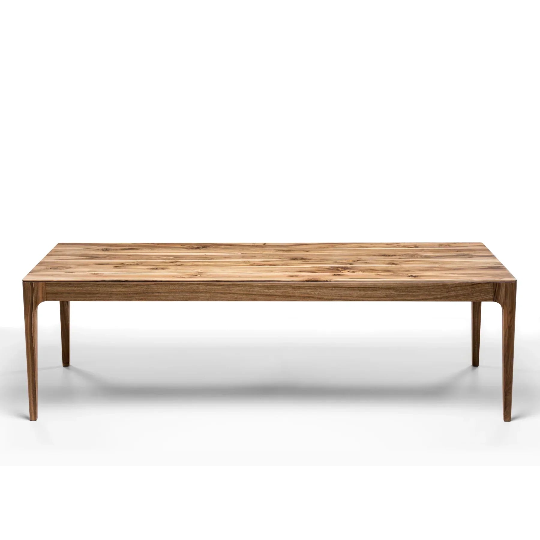 Table à manger extensible en noyer – Fabriquée à la main en bois massif, cette exquise table extensible en noyer est un ajout magnifique à tout intérieur – Son