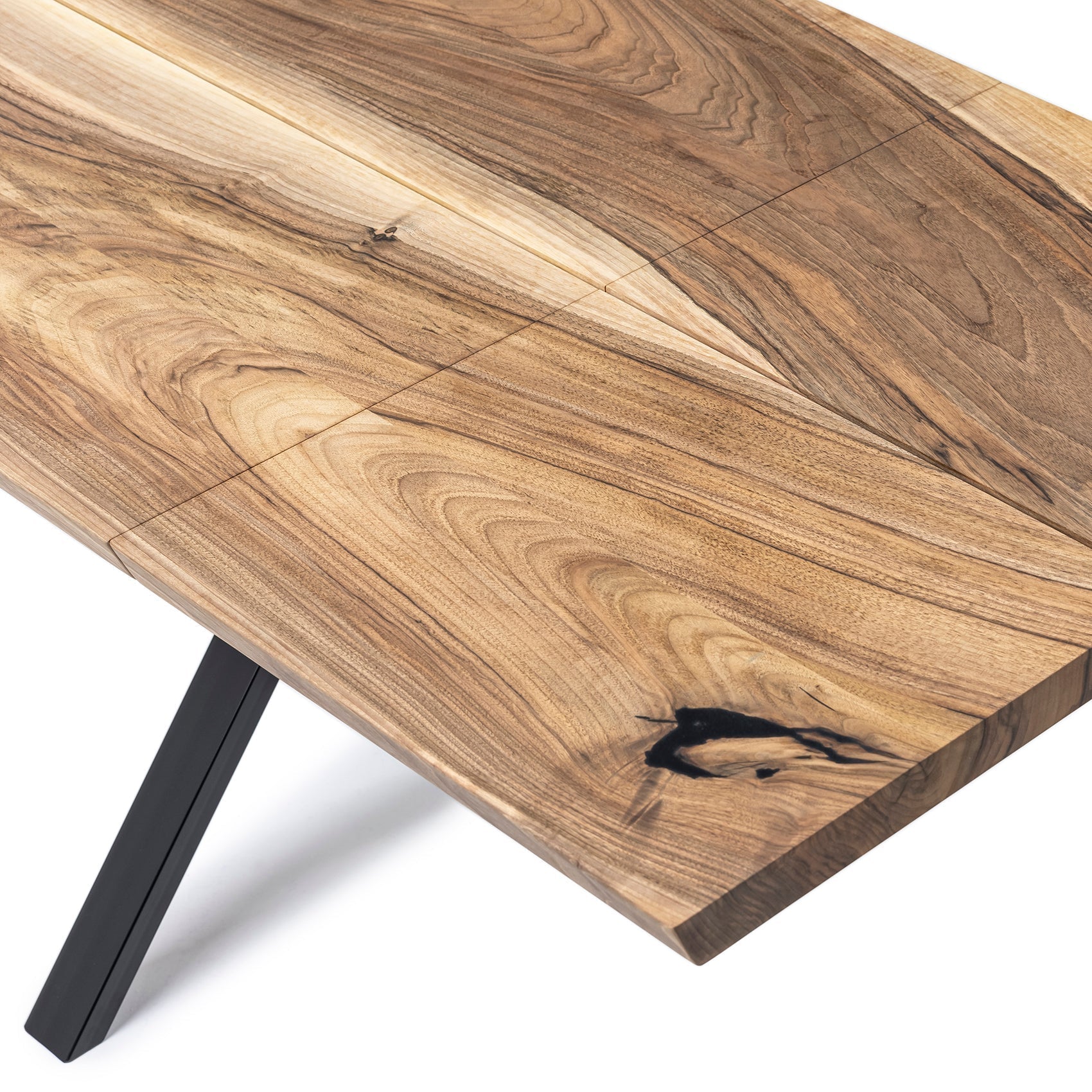 Table à manger extensible en noyer – Table à manger extensible de luxe faite à la main, best-seller – Fabriquée en bois massif certifié FSC – L'élégance naturelle à
