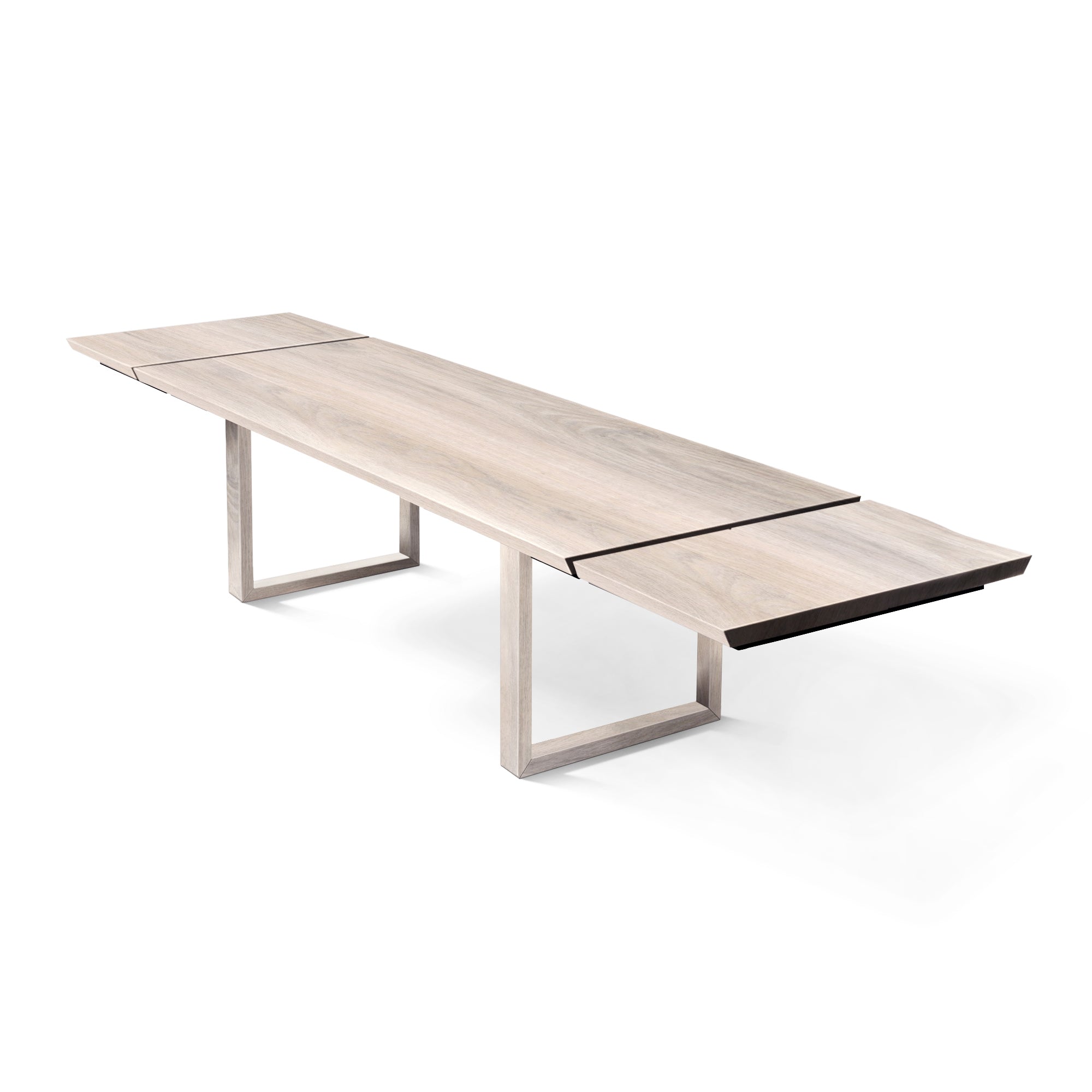 Table de salle à manger extensible en chêne coton – Fabriquée à la main en bois massif – La table de salle à manger extensible en chêne coton est un ajout magnifique à toute maison – Son